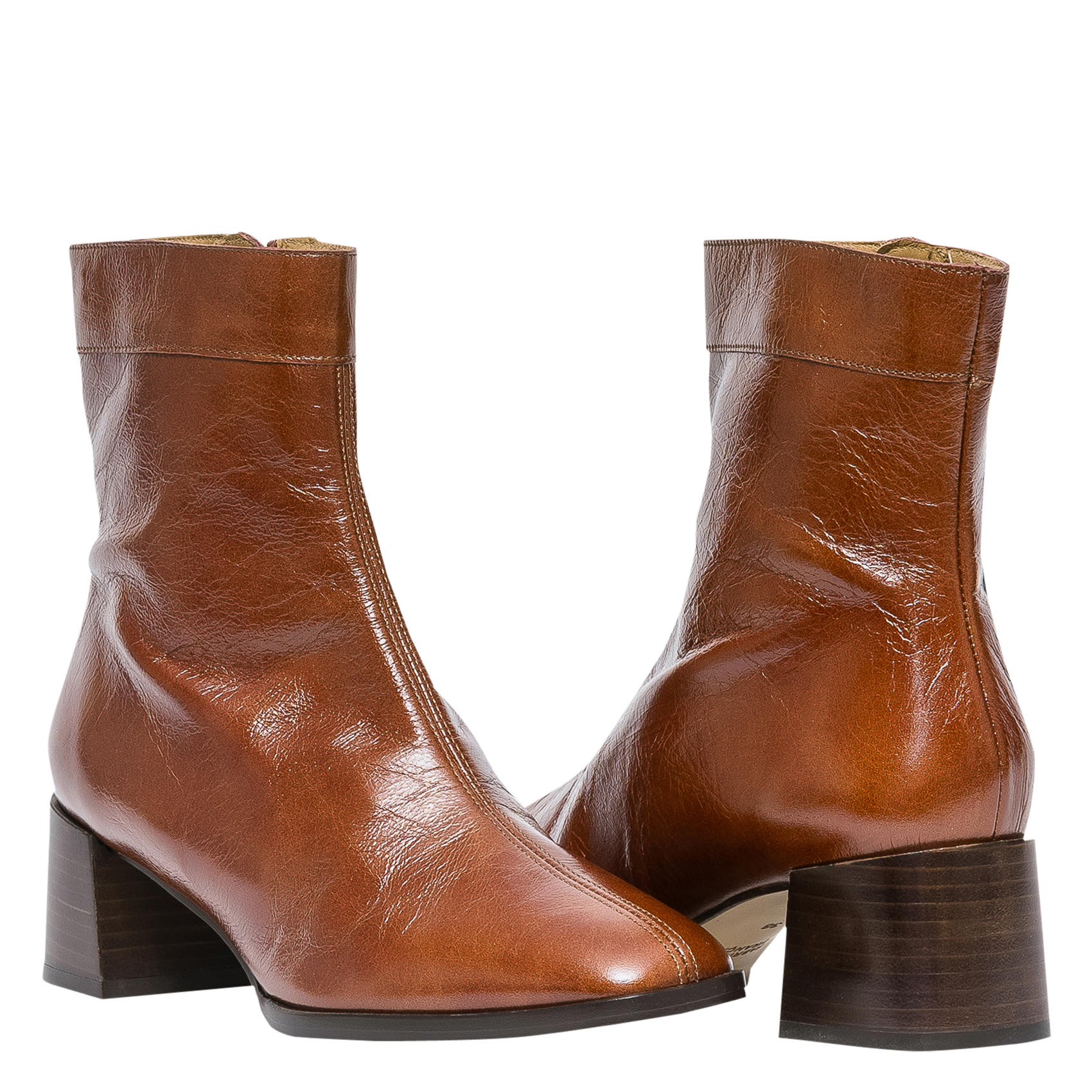 Albert leather boots BOCAGE Brown