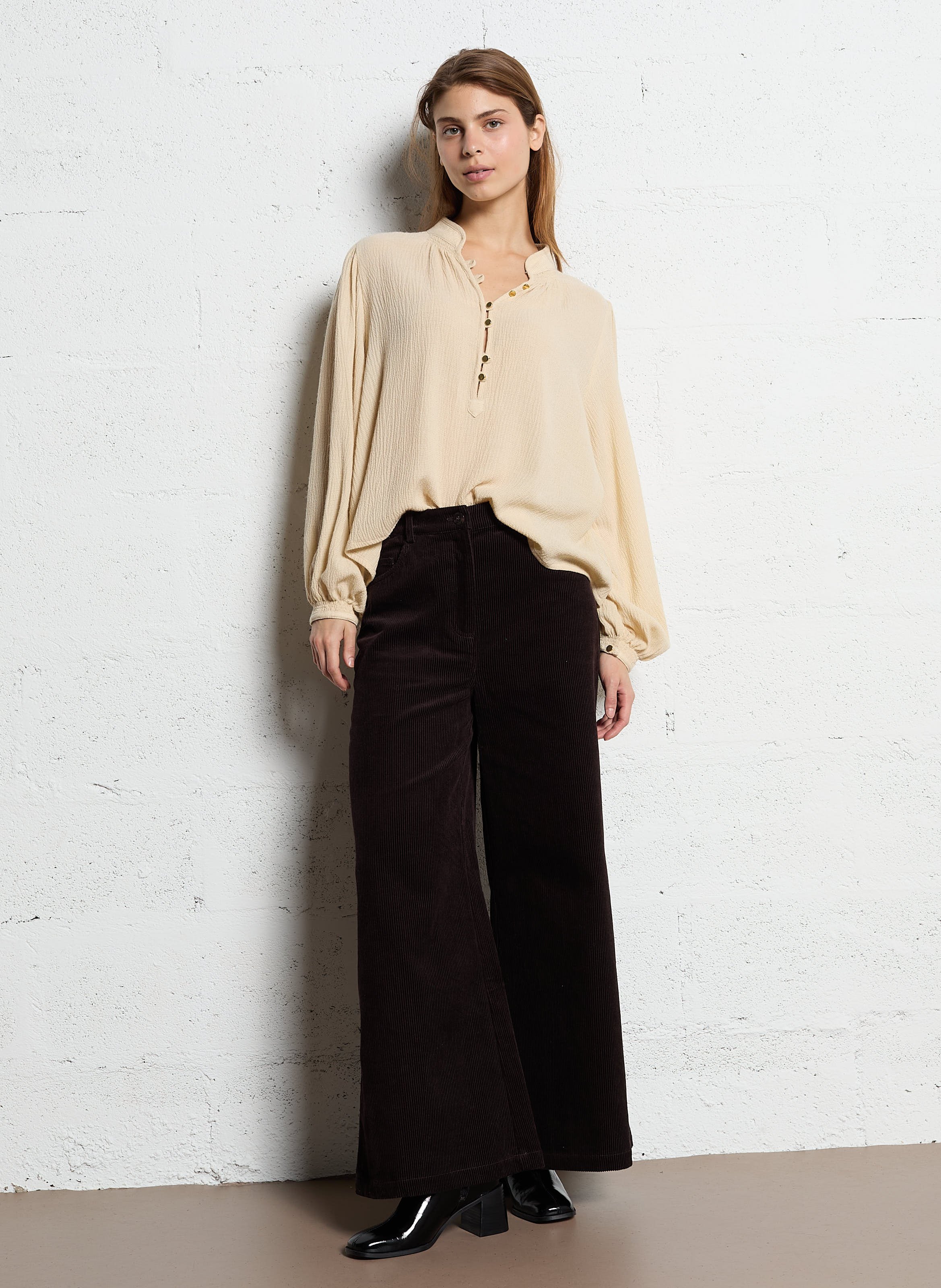 Alphonse - Halbstiefel aus Lackleder MELLOW YELLOW Schwarz