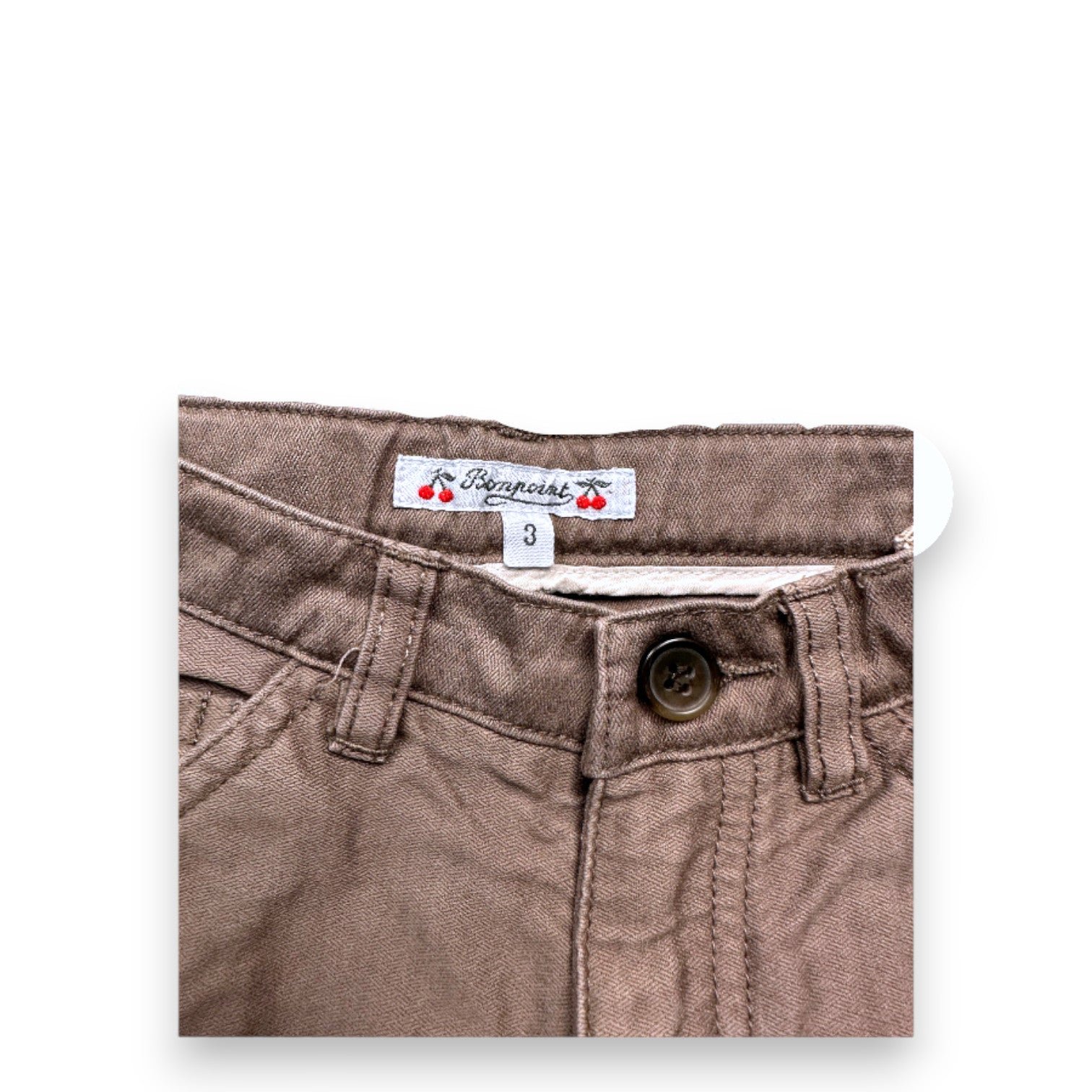 Brown baby pants - 3 months BONPOINT - Seconde Main Brown