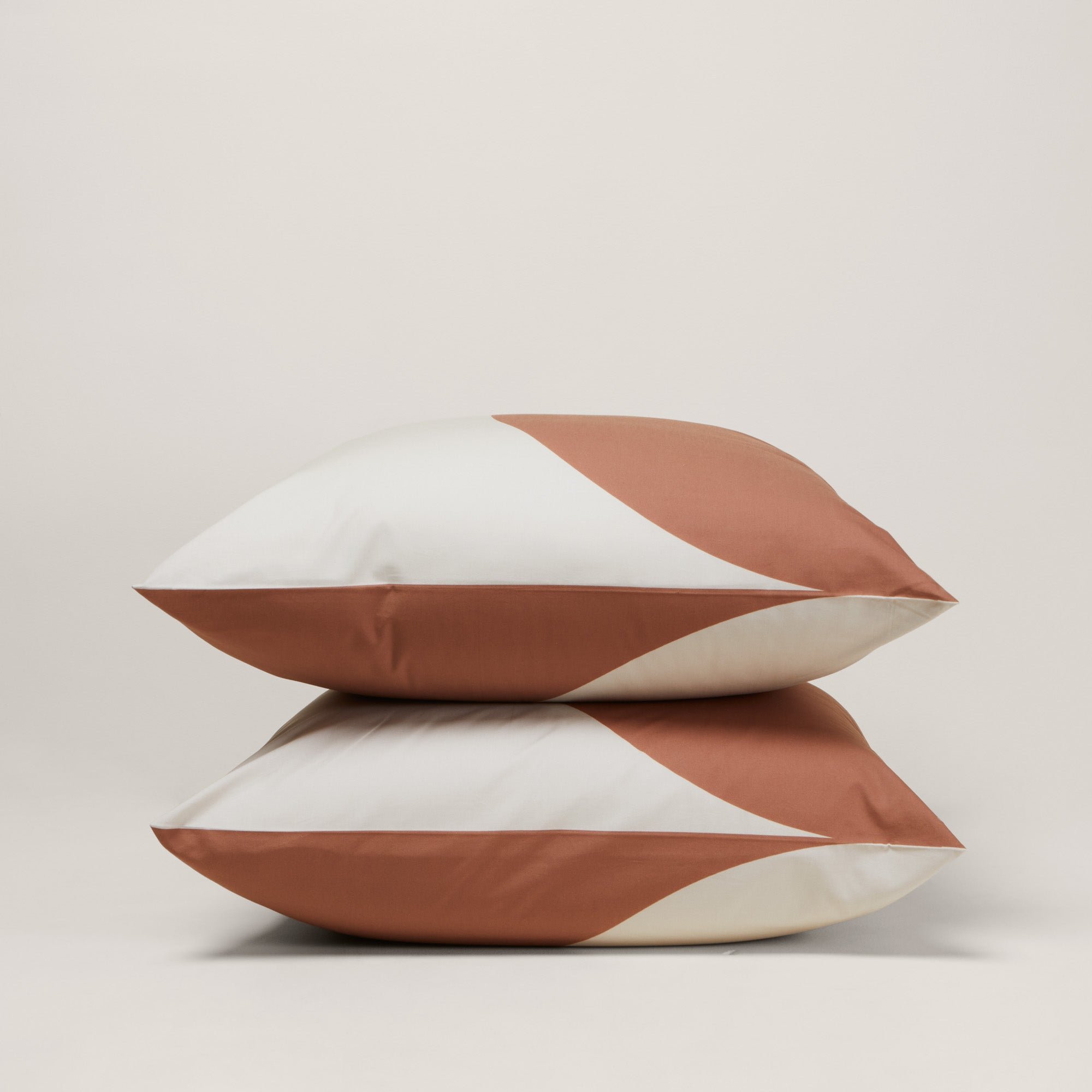 LOU - Set of 2 cotton pillowcases MADURA Beige