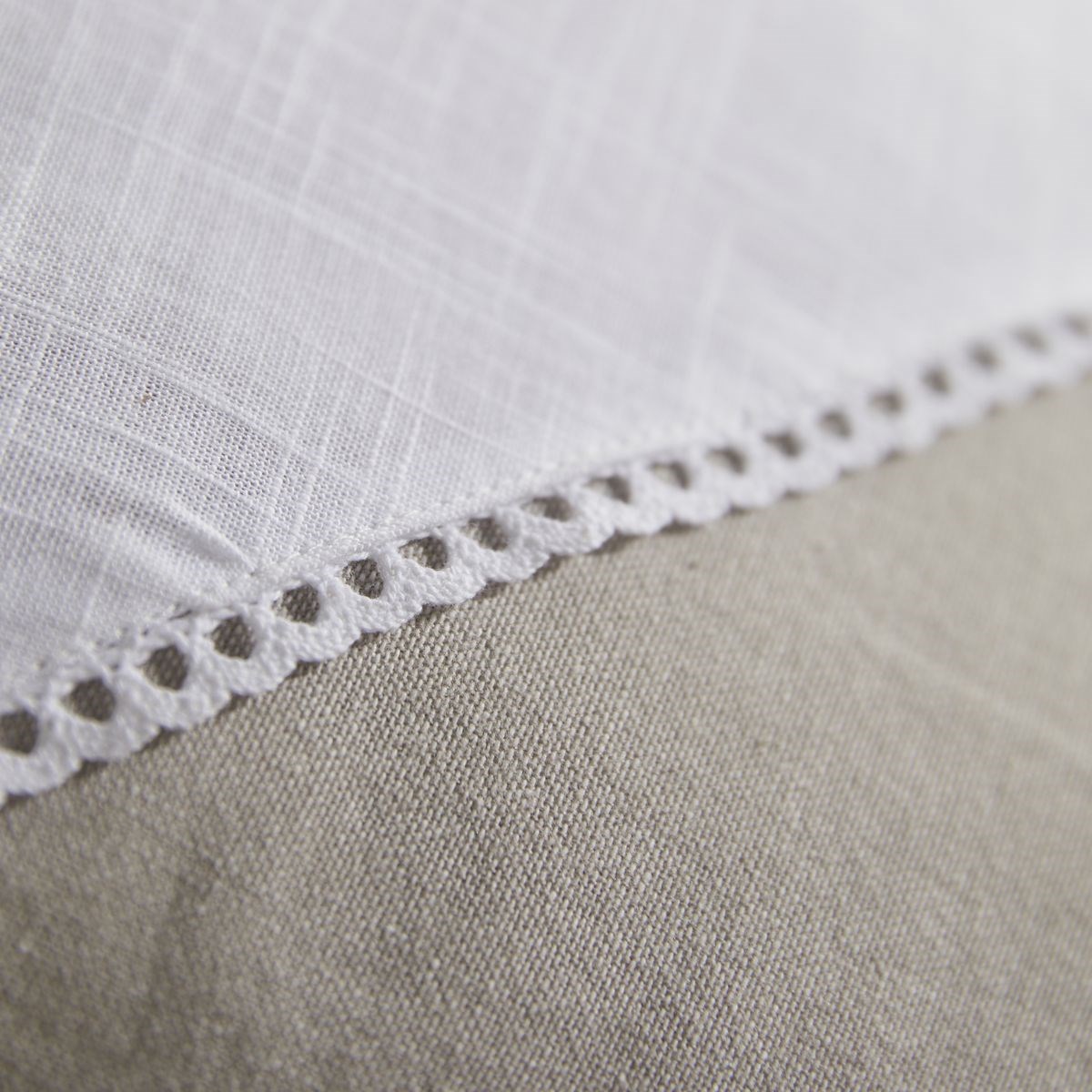 Square removable cotton cushion TODAY LINGE DE MAISON Red