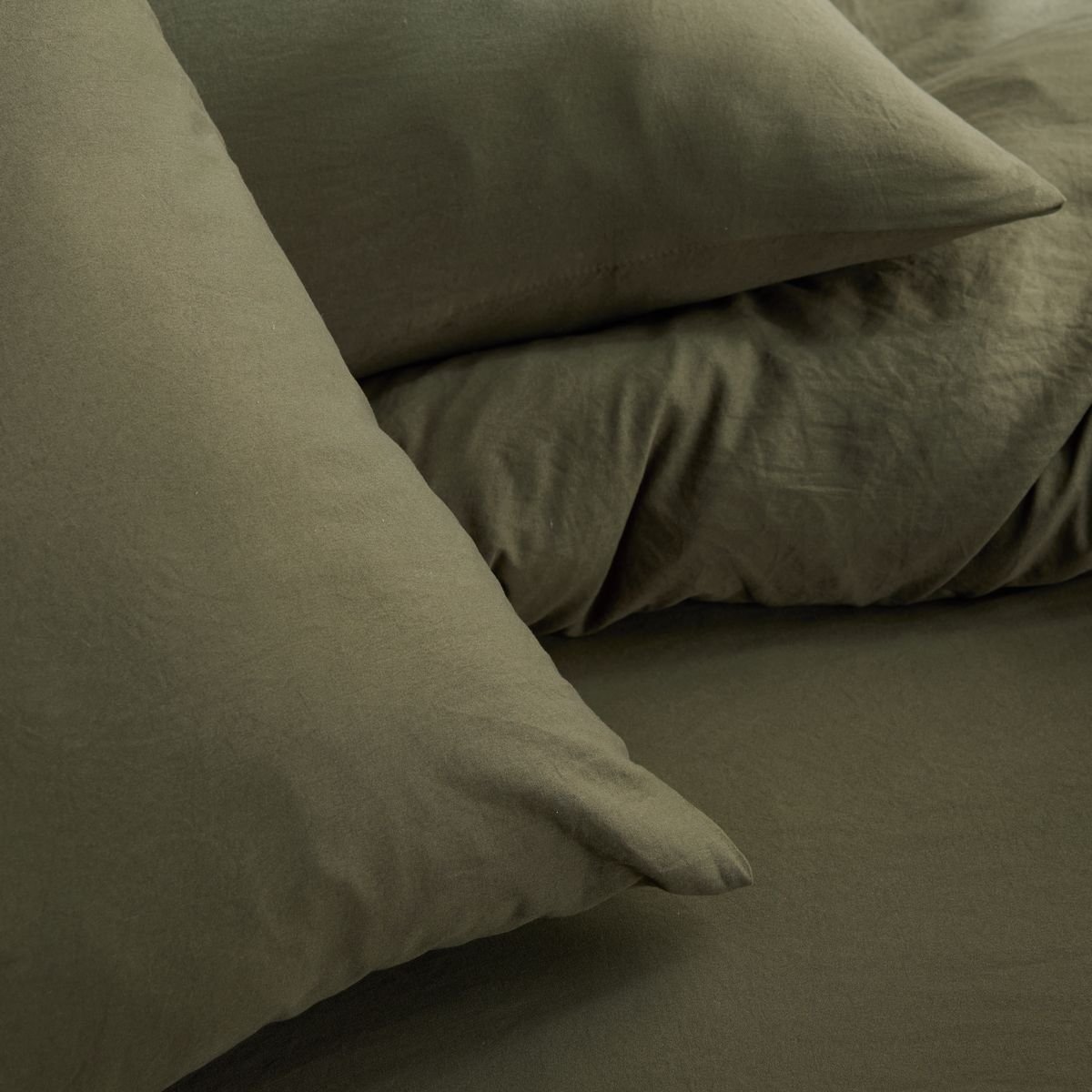 Cotton bedding set TODAY LINGE DE MAISON Green