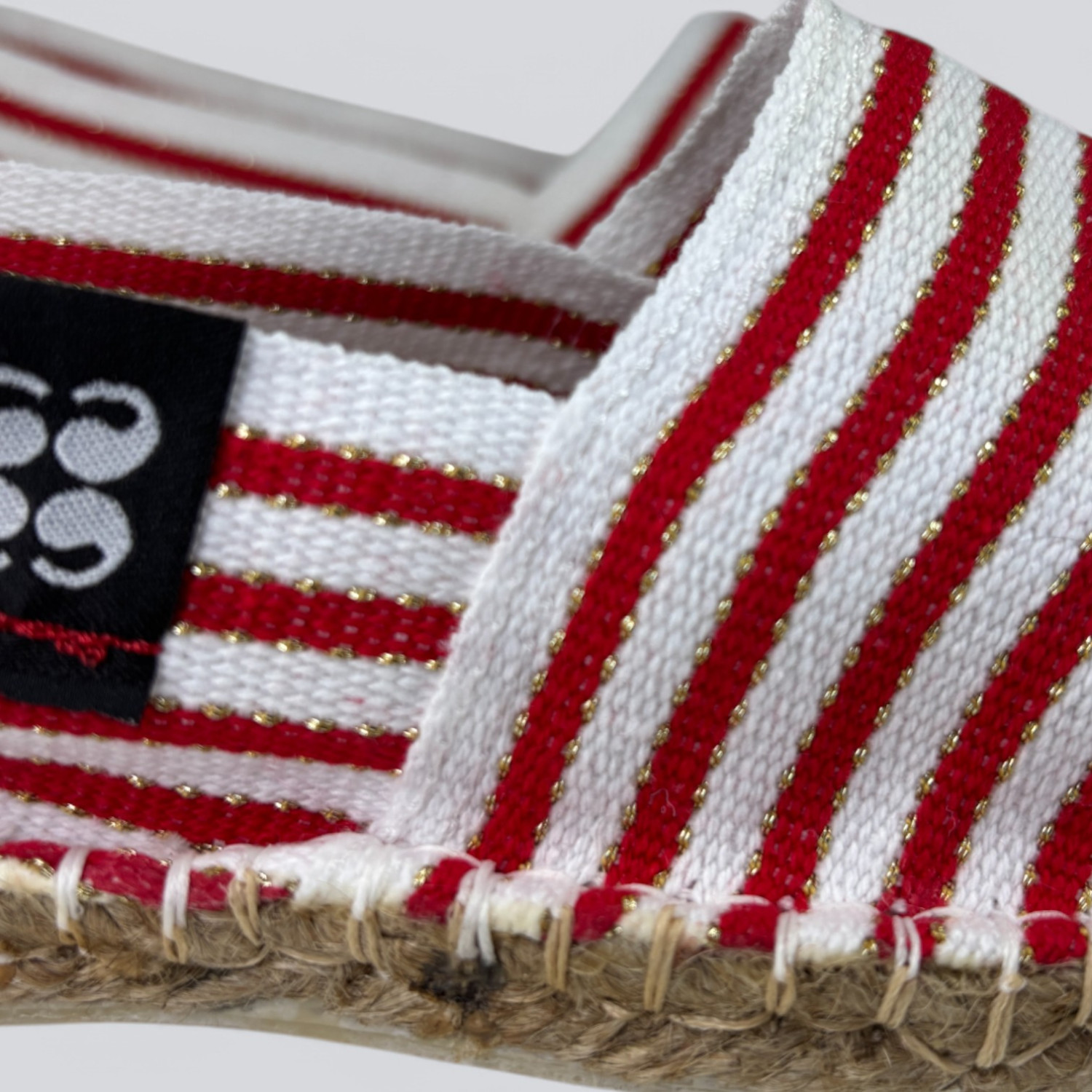 Striped espadrilles ART OF SOULE Red