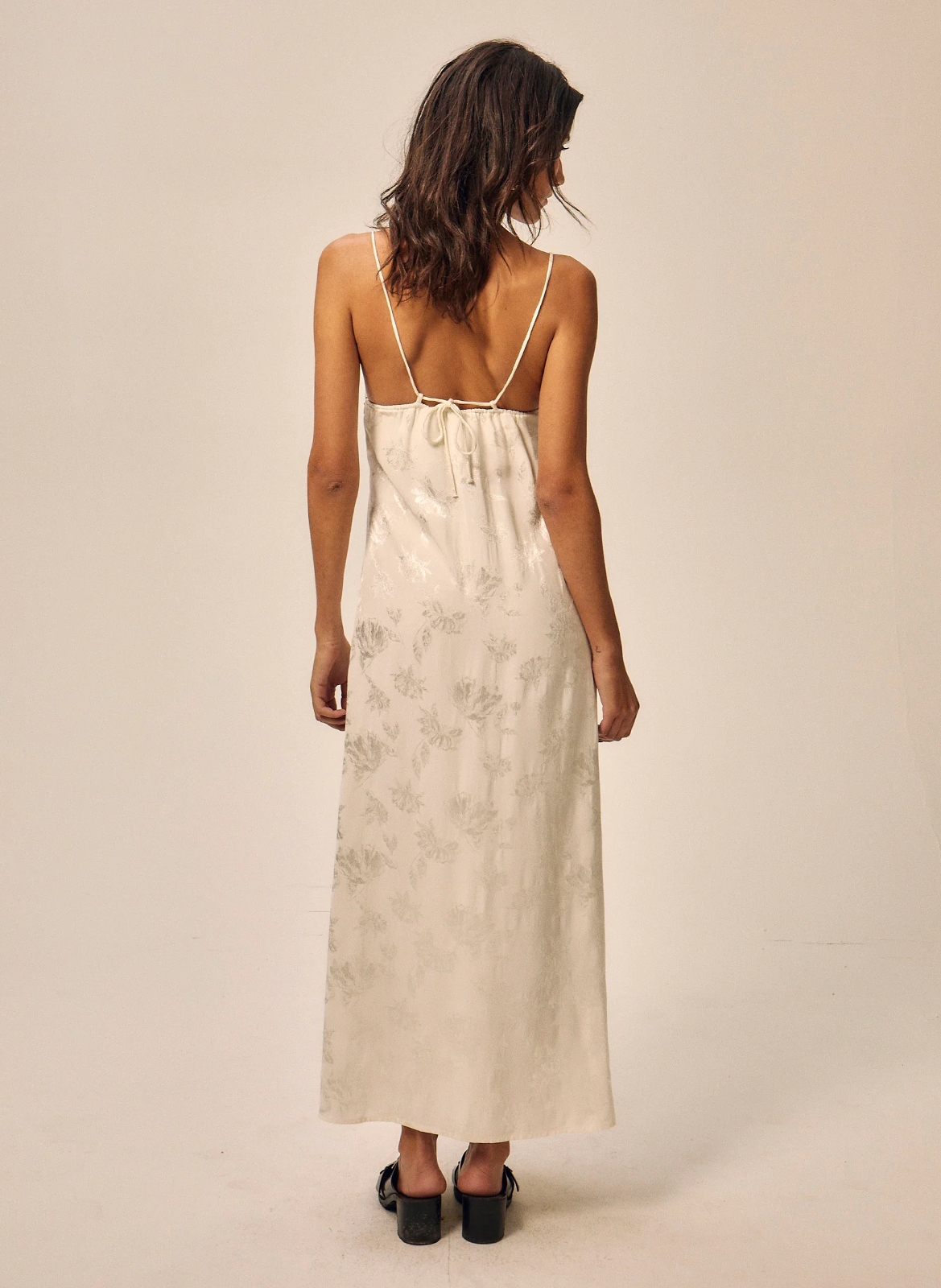 Nachthemd in jacquard NITAH Wit