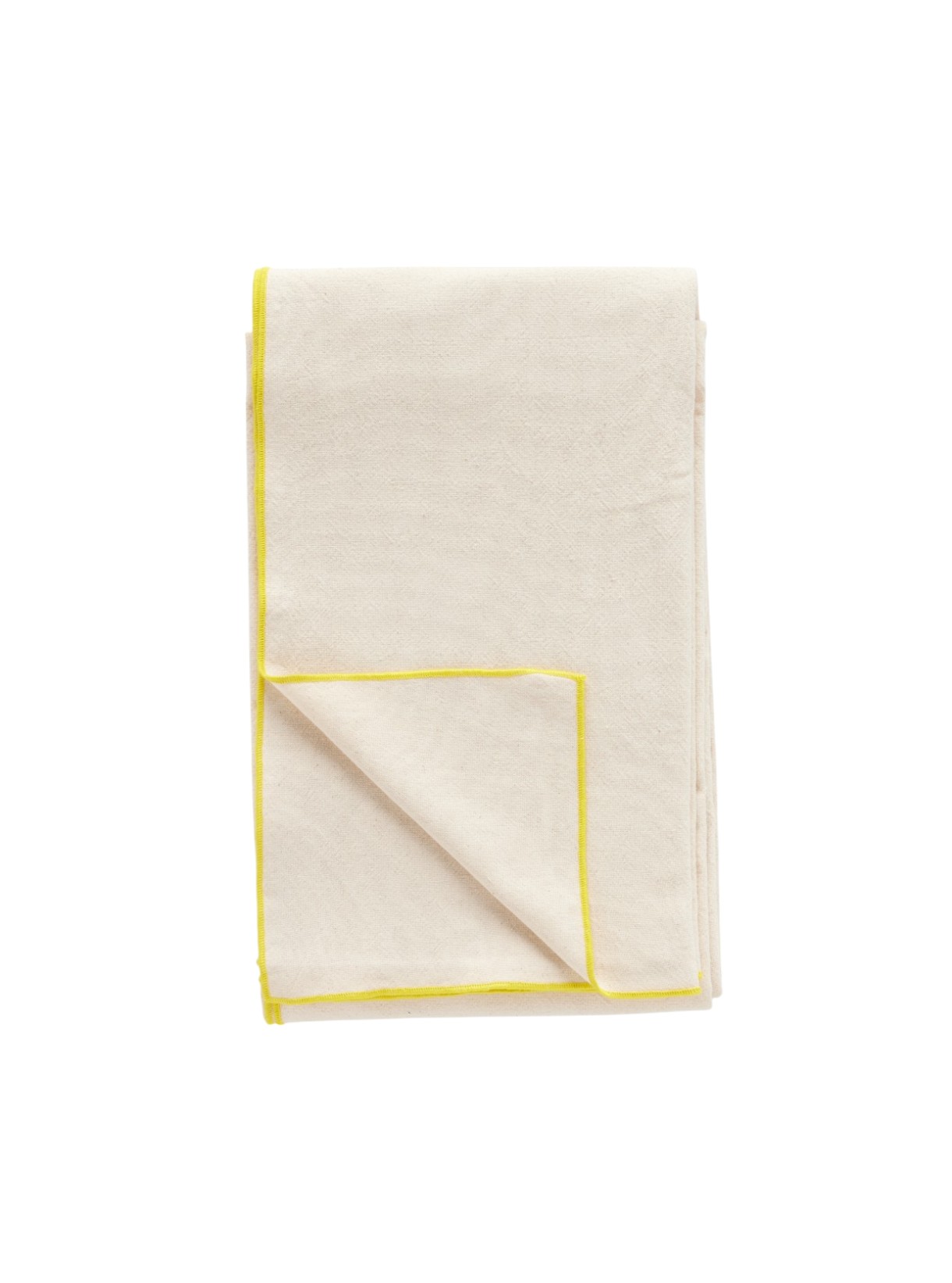 Cotton table cloth TODAY LINGE DE MAISON Yellow