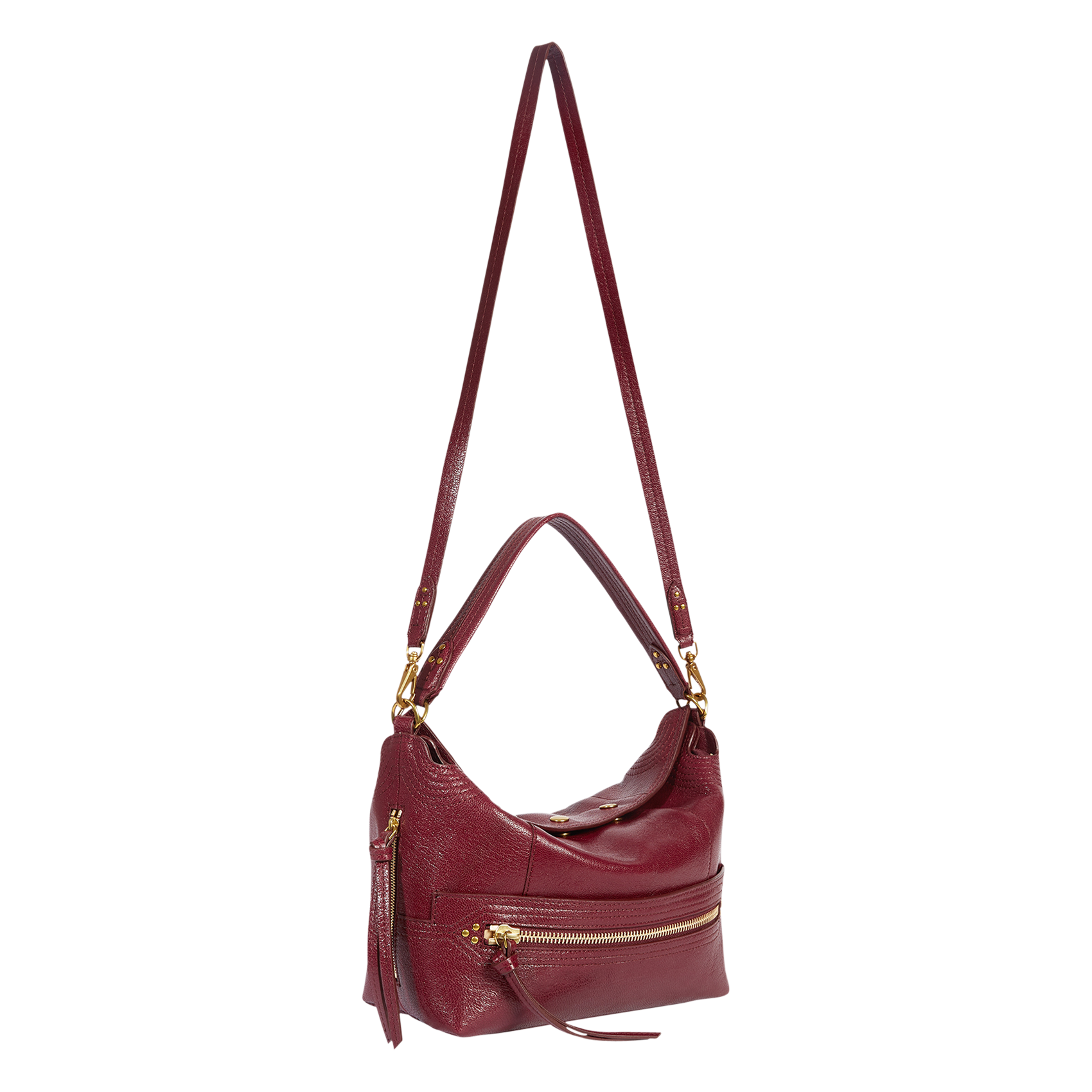 Bobi leather baguette bag  JEROME DREYFUSS Red