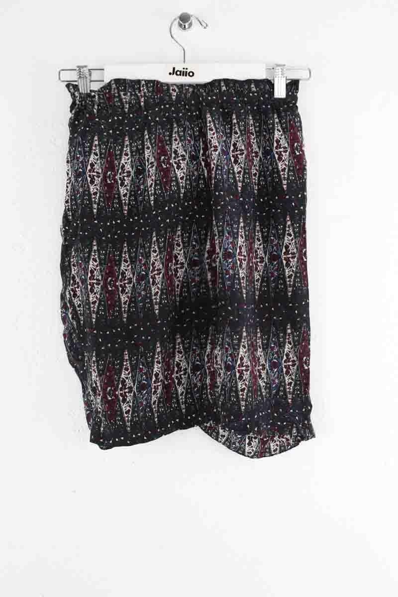 Silk mini-skirt ISABEL MARANT ÉTOILE - SECONDE MAIN Black