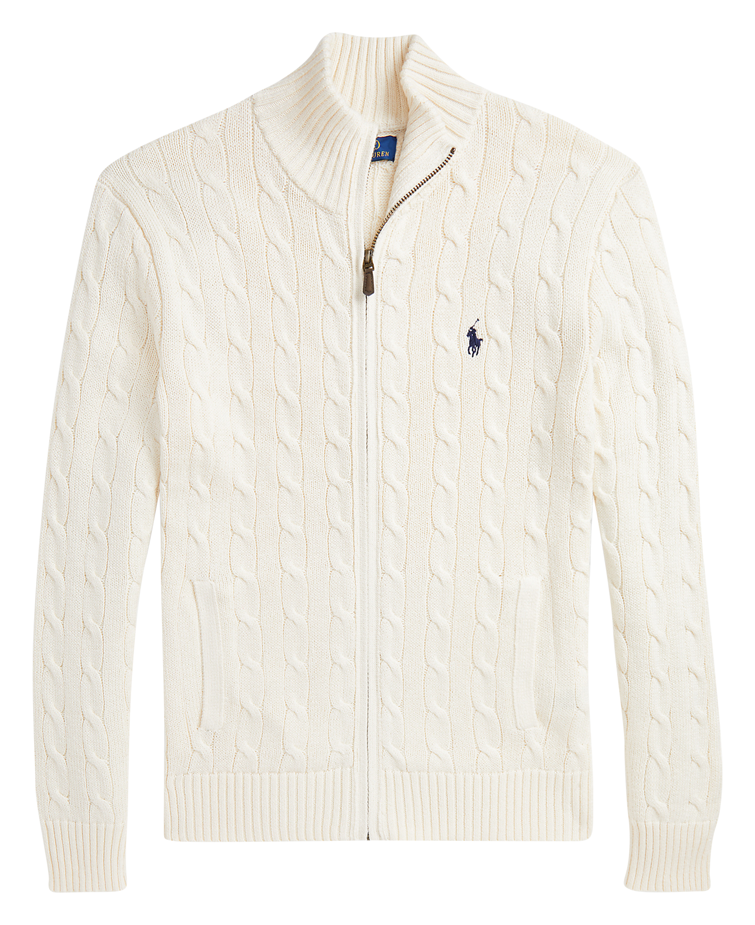 High-neck straight-cut cotton sweater POLO RALPH LAUREN