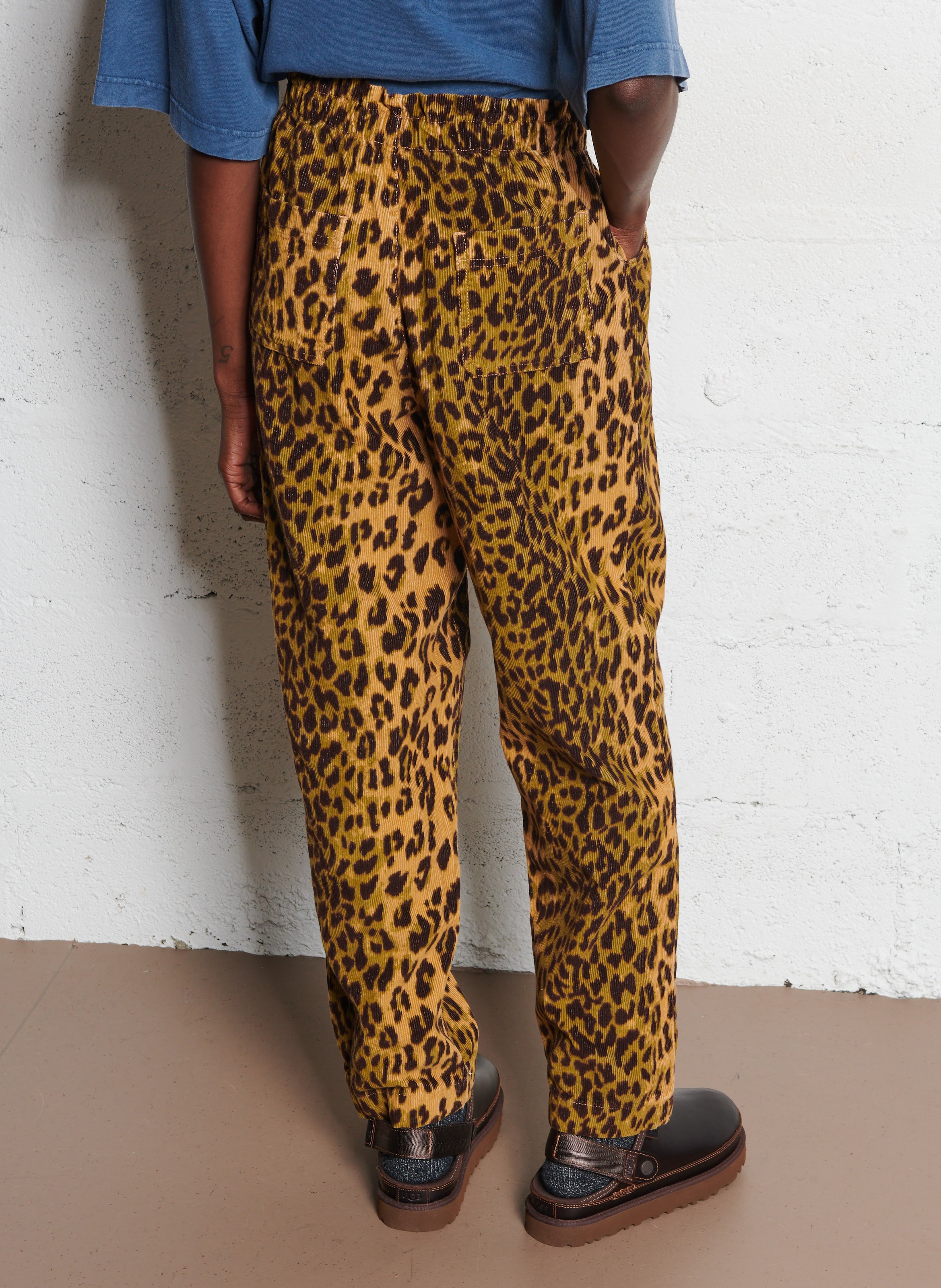 Luipaardfluwelen ribfluwelen broek BELLEROSE Veelkleurig