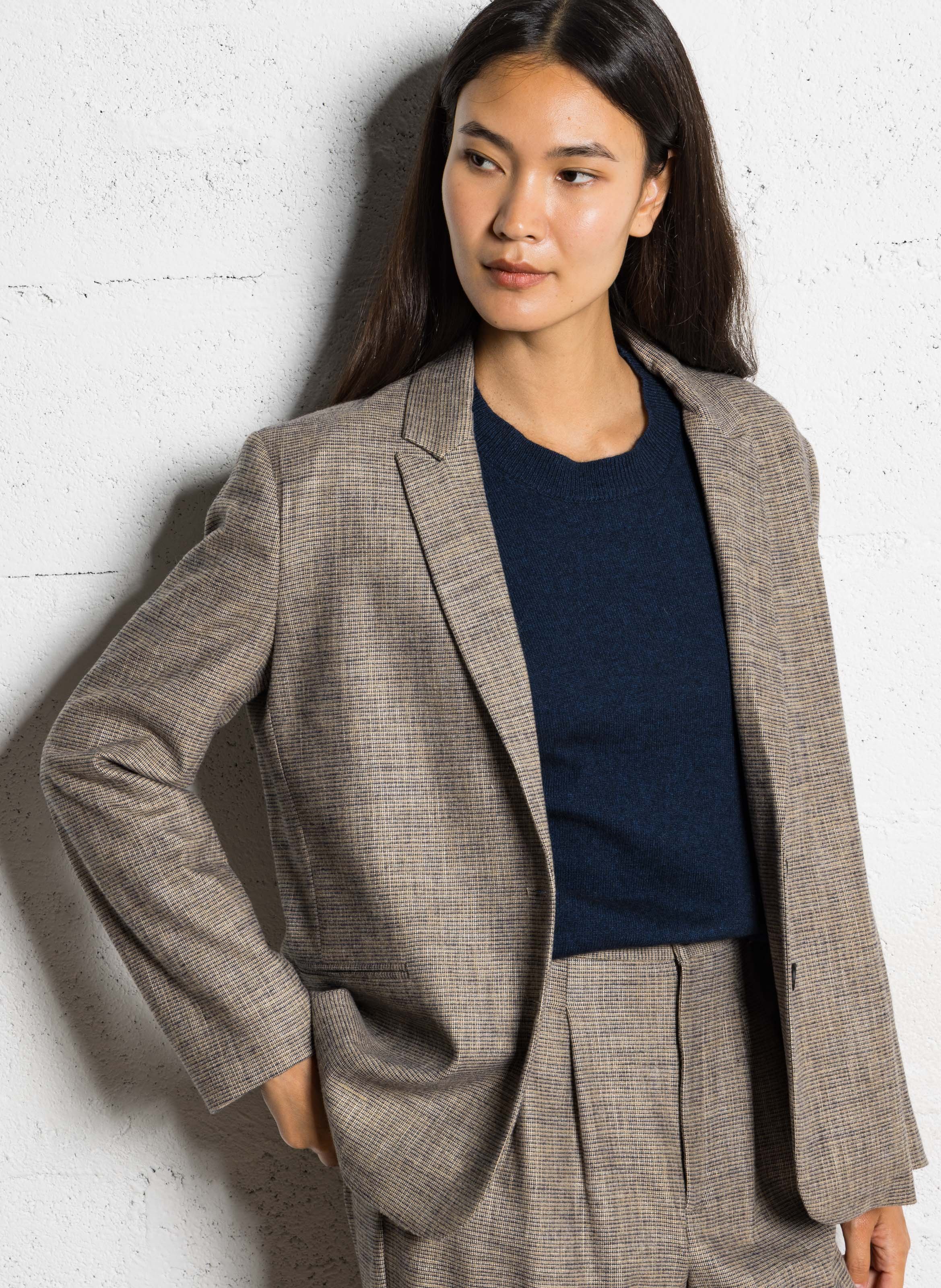 Printed blazer BELLA JONES Brown