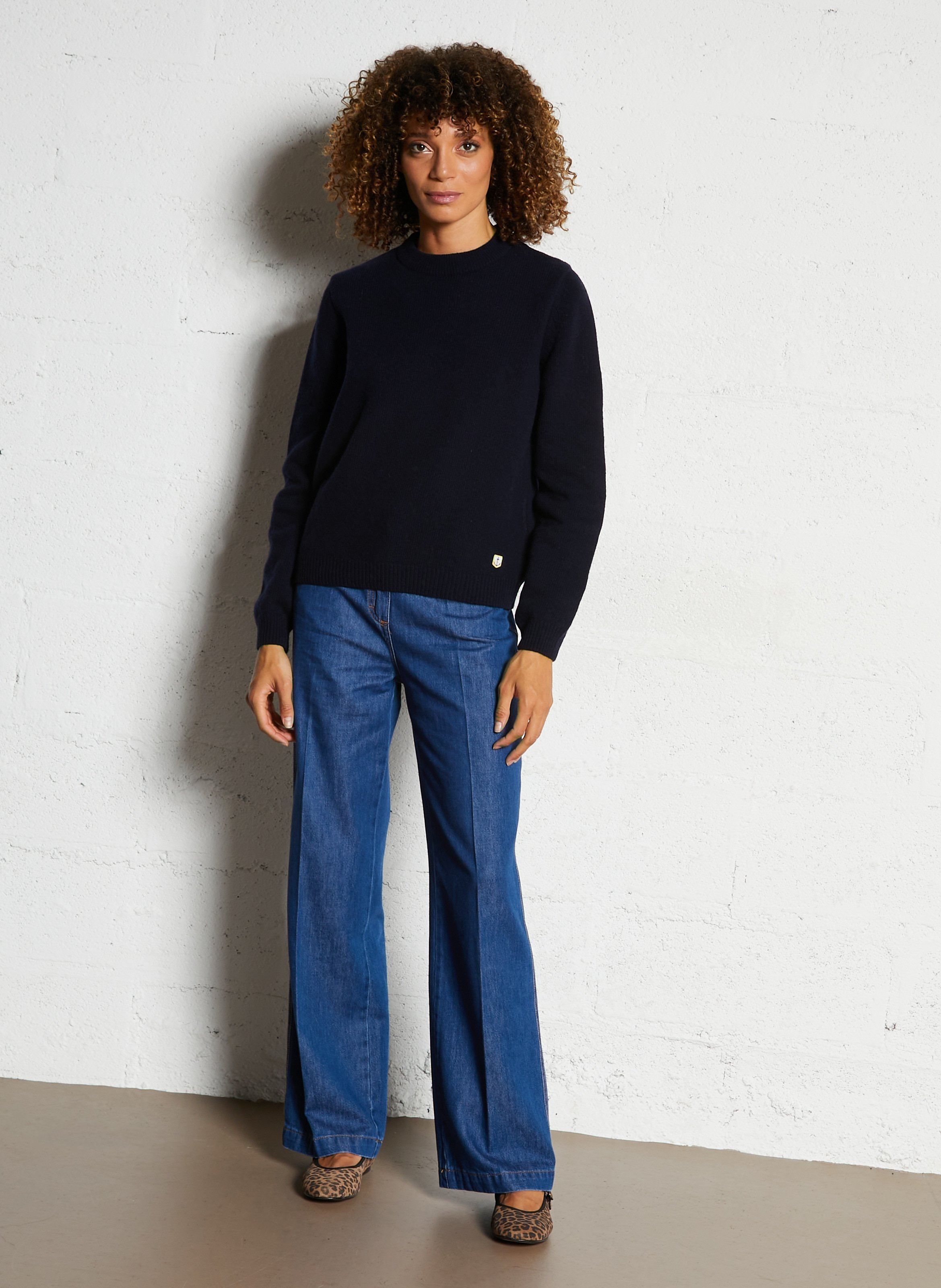 Ballerines en cuir vernis JB MARTIN Marron