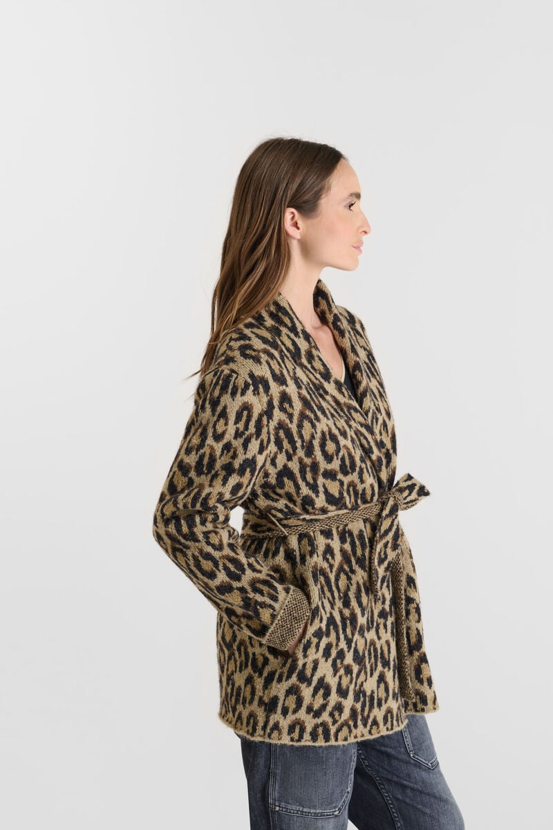 Cardigan LE TEMPS DES CERISES Brown