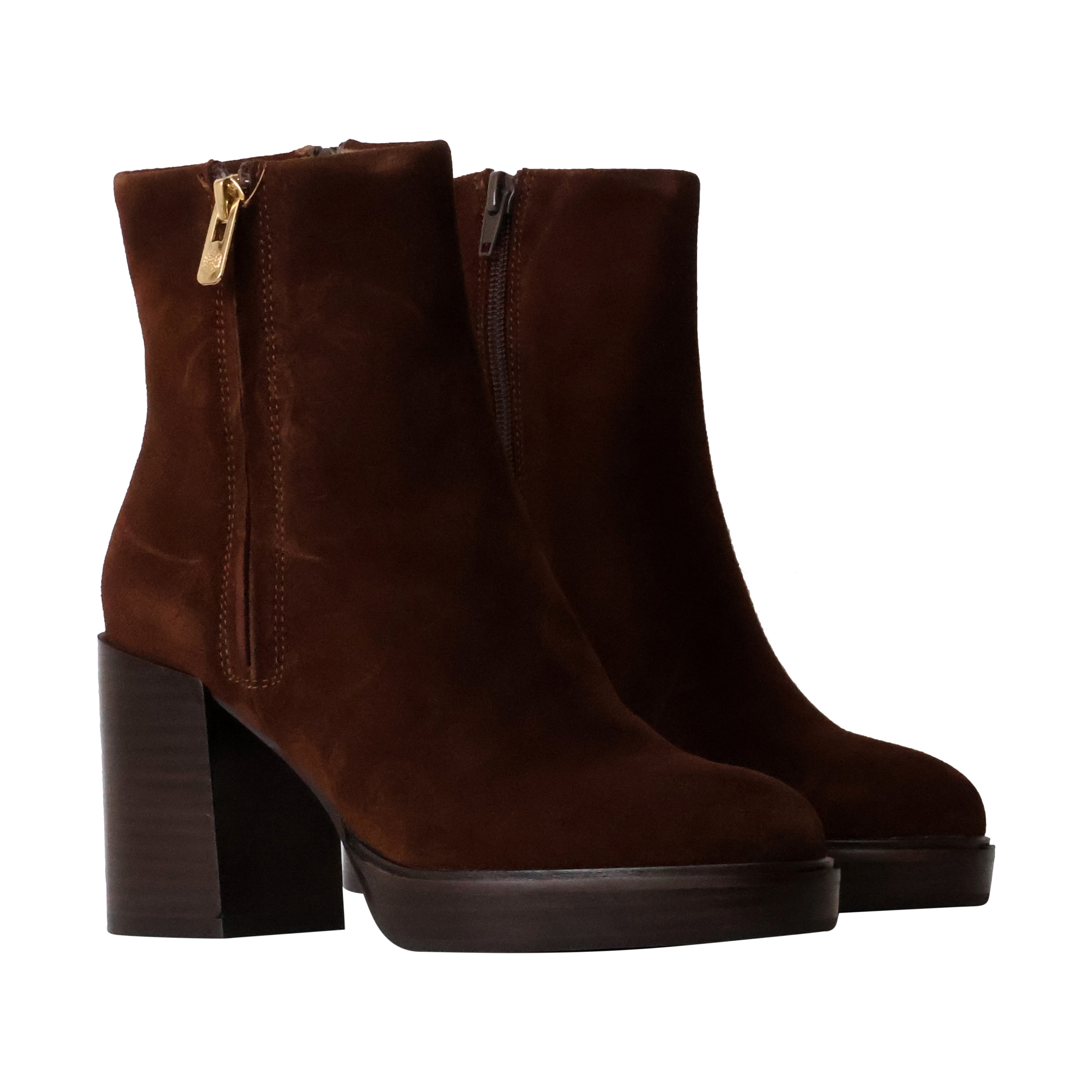 Leather ankle boots solaia EMILIE KARSTON Brown