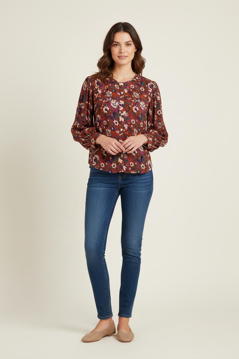 Blouse LOUISE MISHA - Seconde Main Brown
