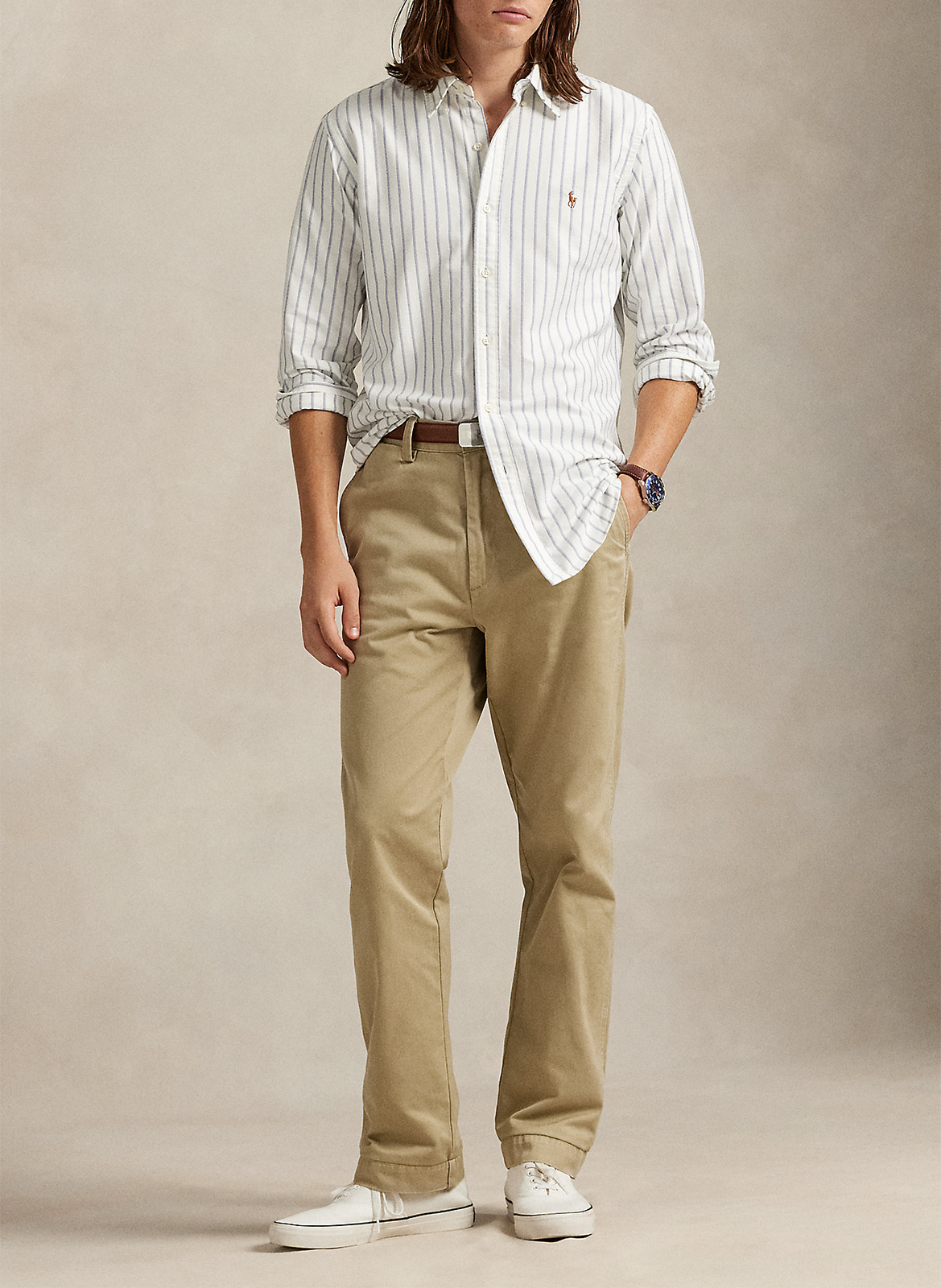 Colonel - Einfarbiges Hemd POLO RALPH LAUREN Weiss