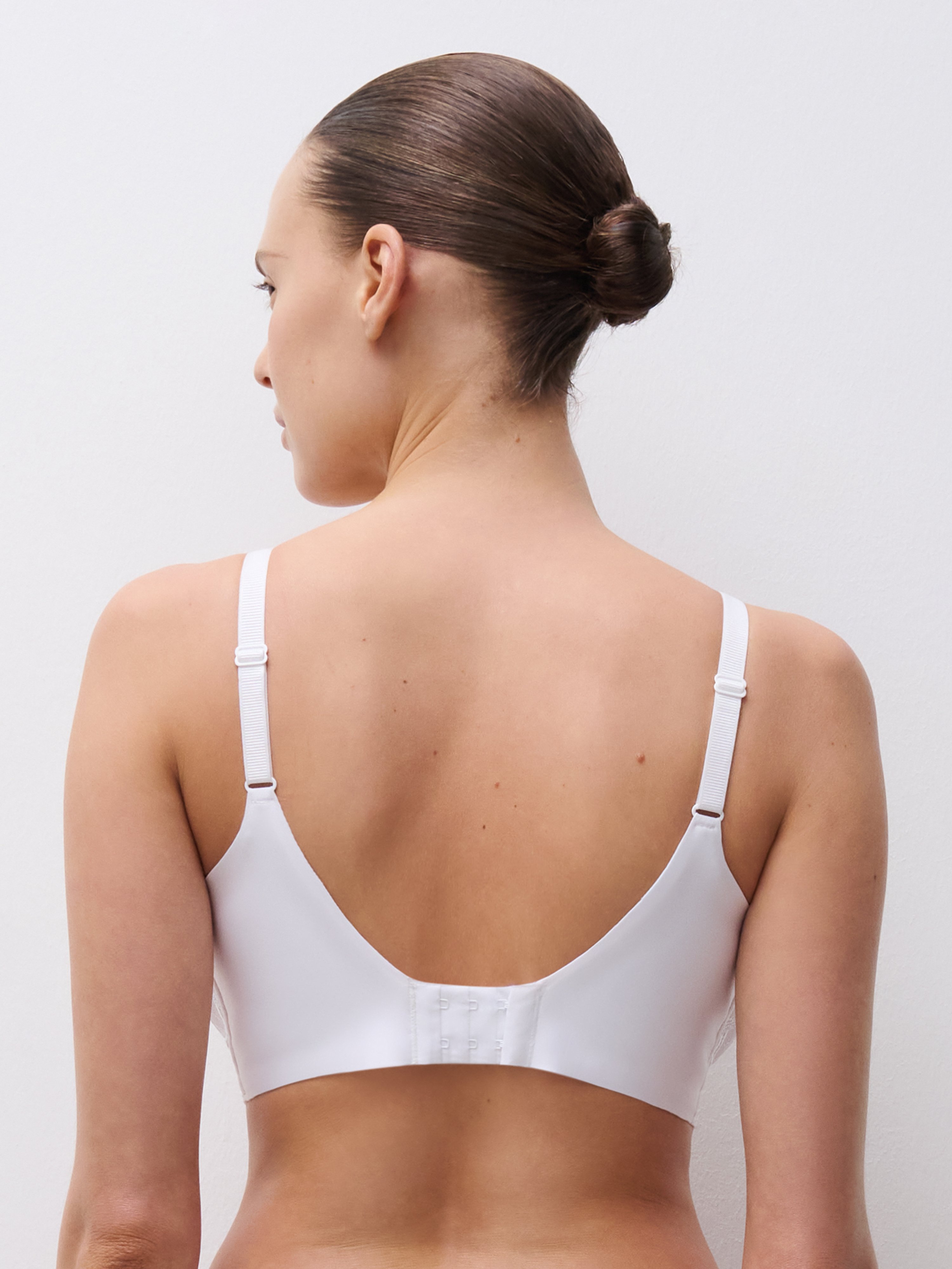 Non-wired support bra CHANTELLE White