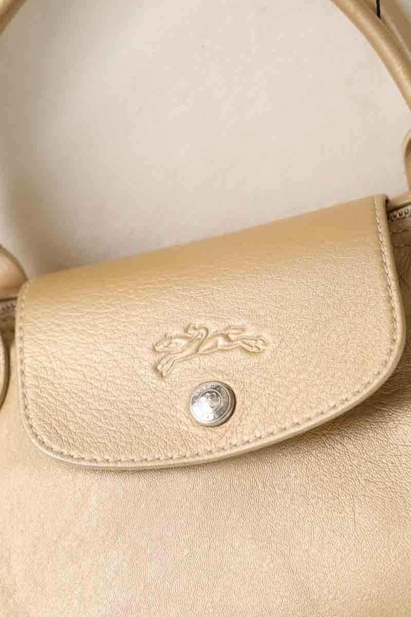 Handbag LONGCHAMP - Seconde Main Golden