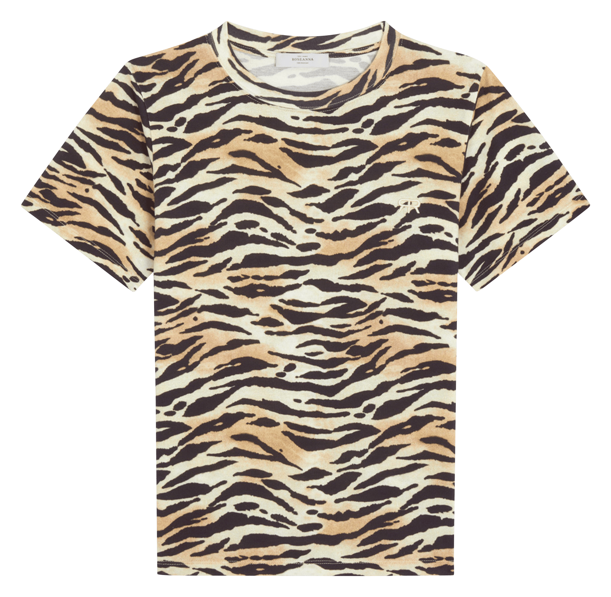 Tee-shirt col rond en coton ROSEANNA Vert