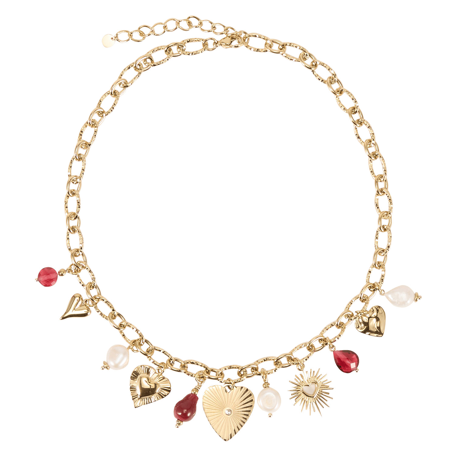 Charm necklace AU PRINTEMPS PARIS Golden