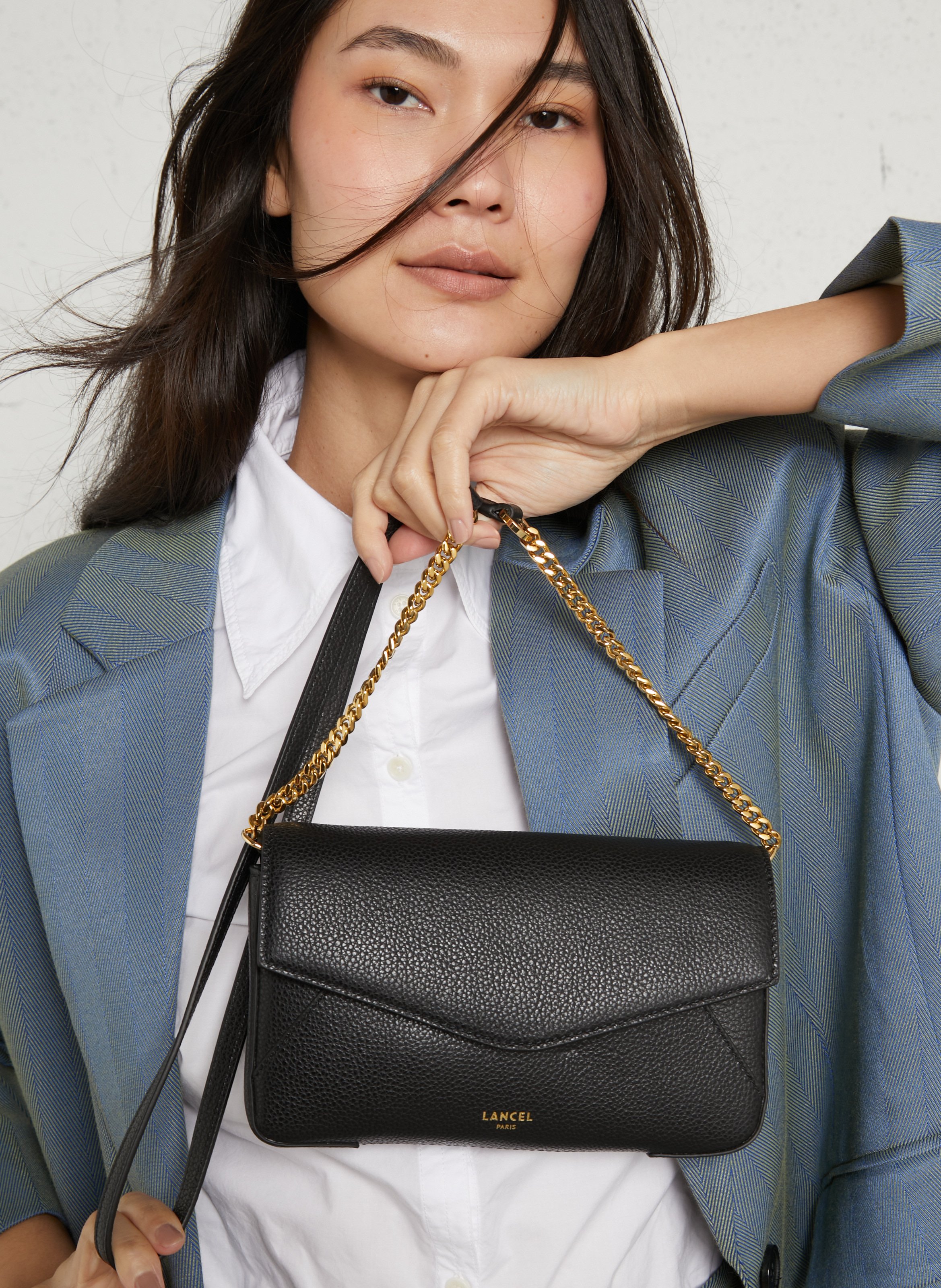 Leather bag LANCEL Black