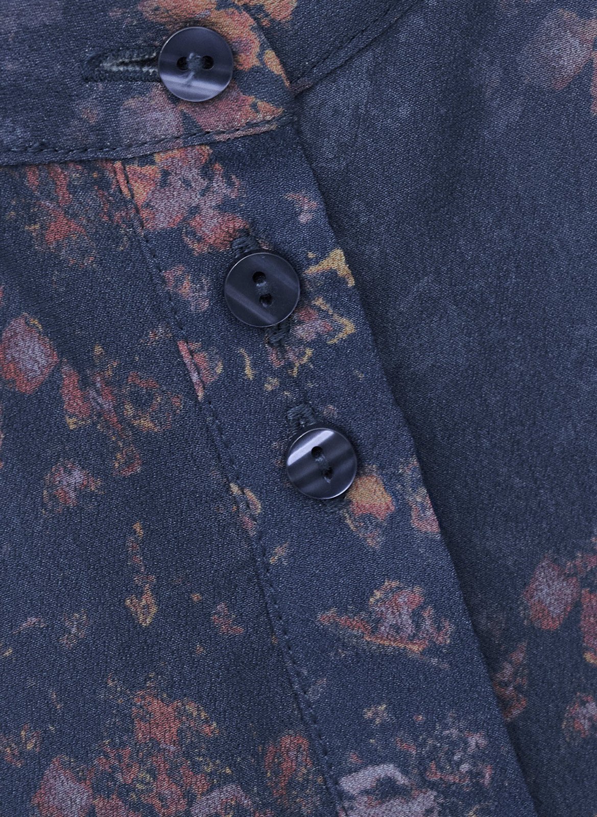 Blouse col rond imprimée BA&SH Bleu