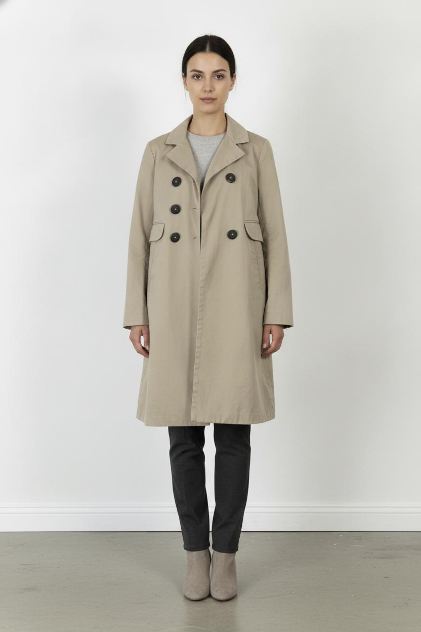 Long coat COMPTOIR DES COTONNIERS - Seconde main Beige