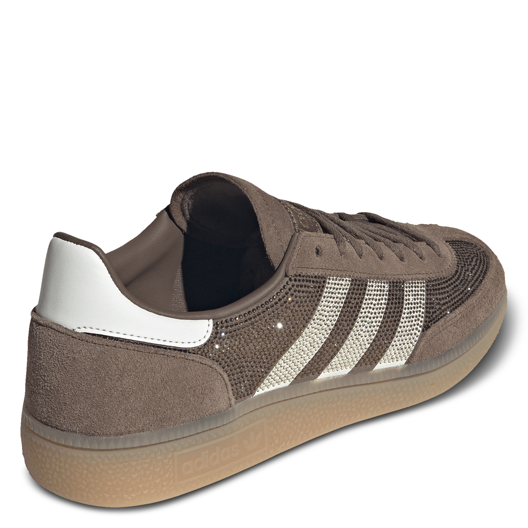 Low-top lace-up rhinestone sneakers ADIDAS Brown