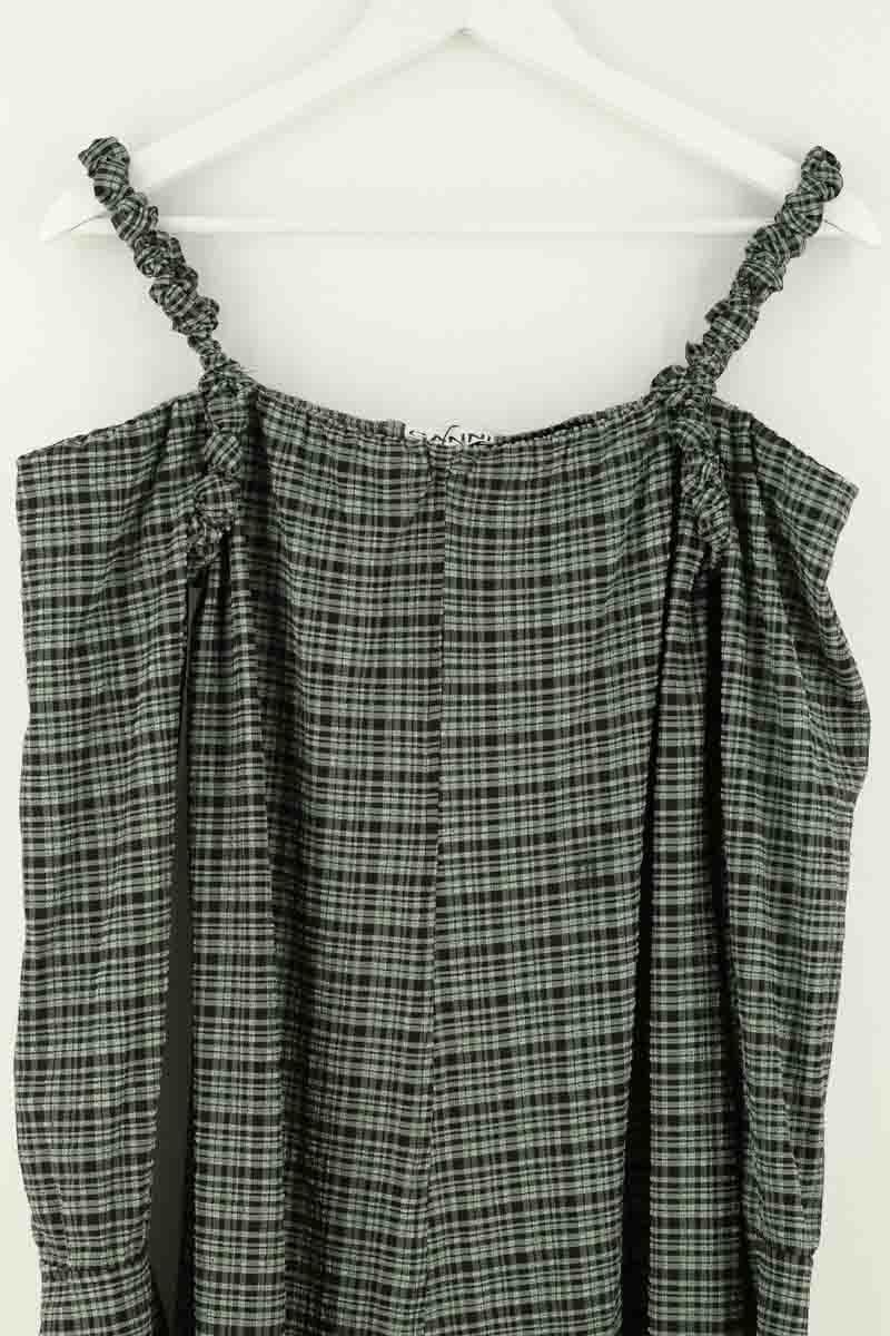 Dress GANNI - Seconde Main Green