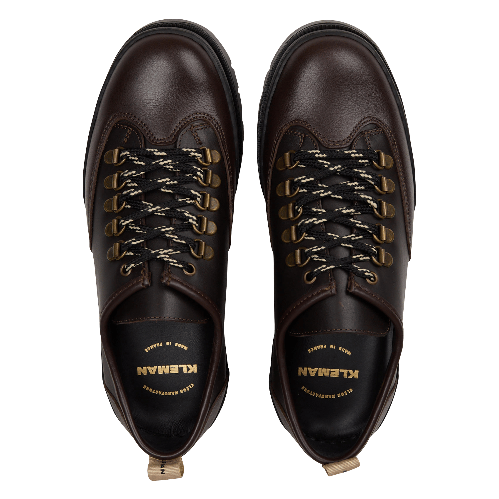 Derbies en cuir KLEMAN Marron