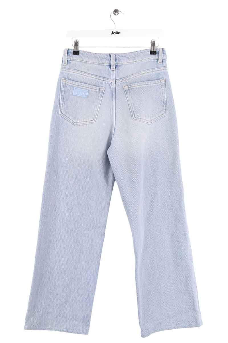 Wide-leg jeans GANNI - Seconde Main Blue