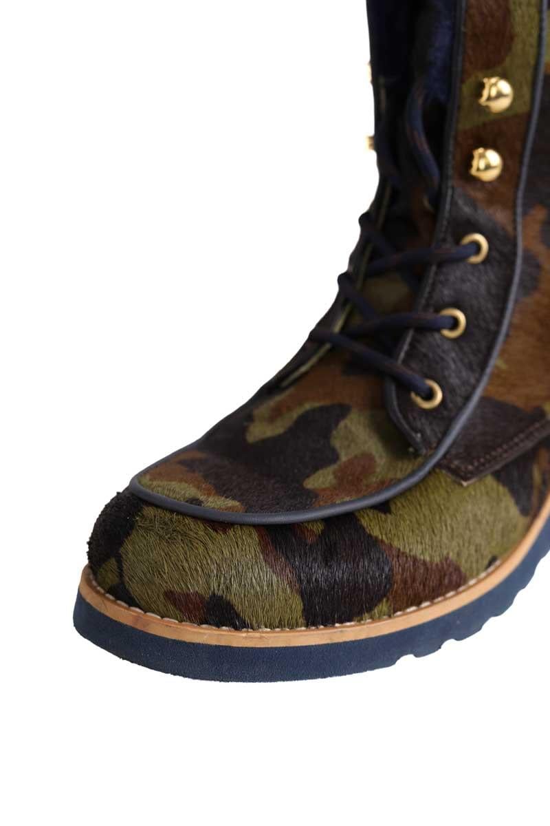 Lace-up ankle boots HEIMSTONE - Seconde Main Khaki