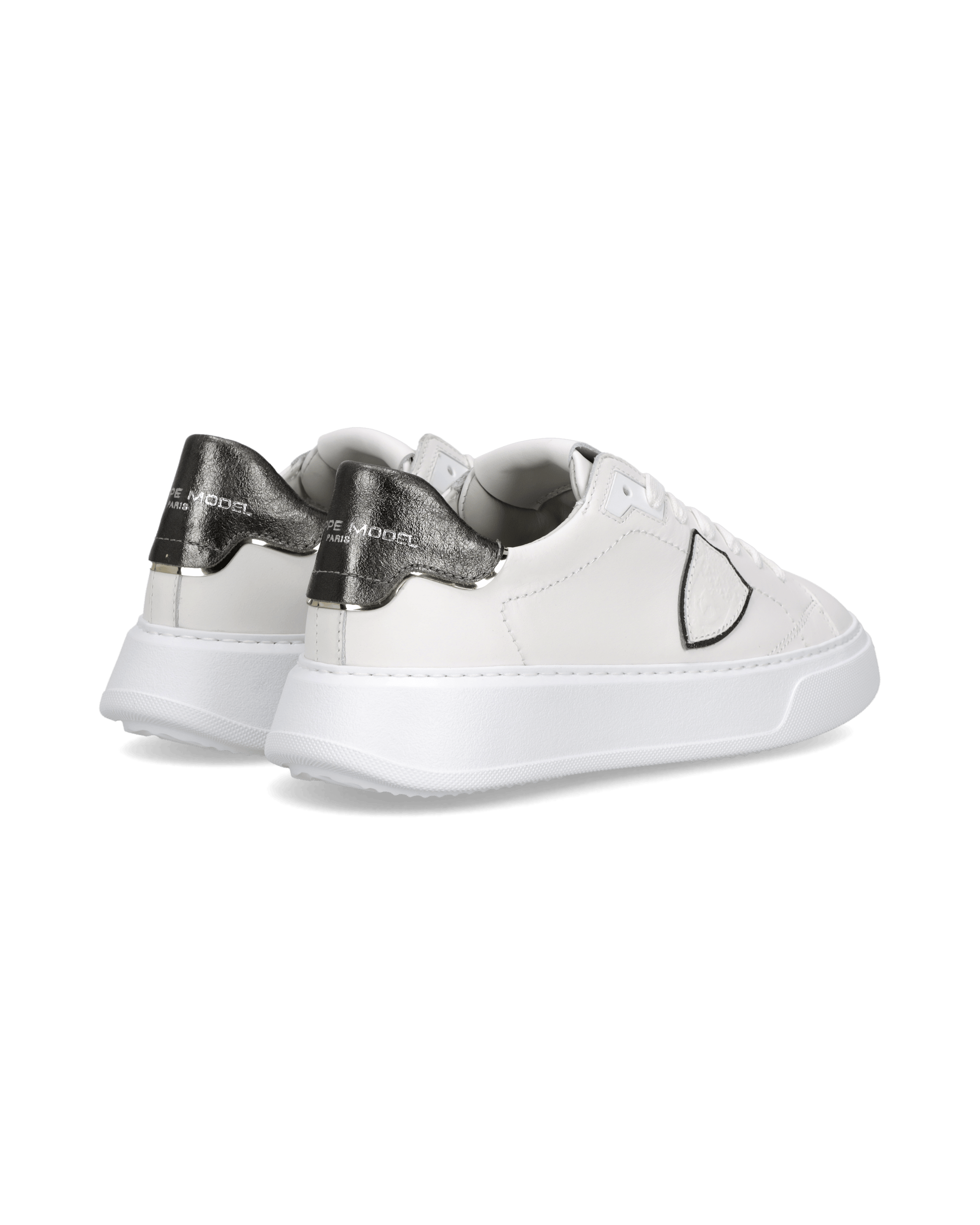 Tennis Temple Sneakers. PHILIPPE MODEL Grey
