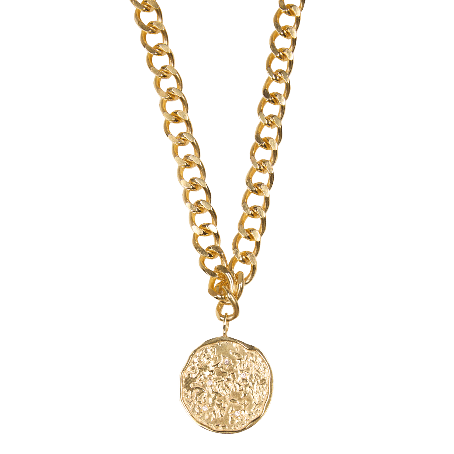 Halskette mit Herz-Anhänger FEEKA Golden