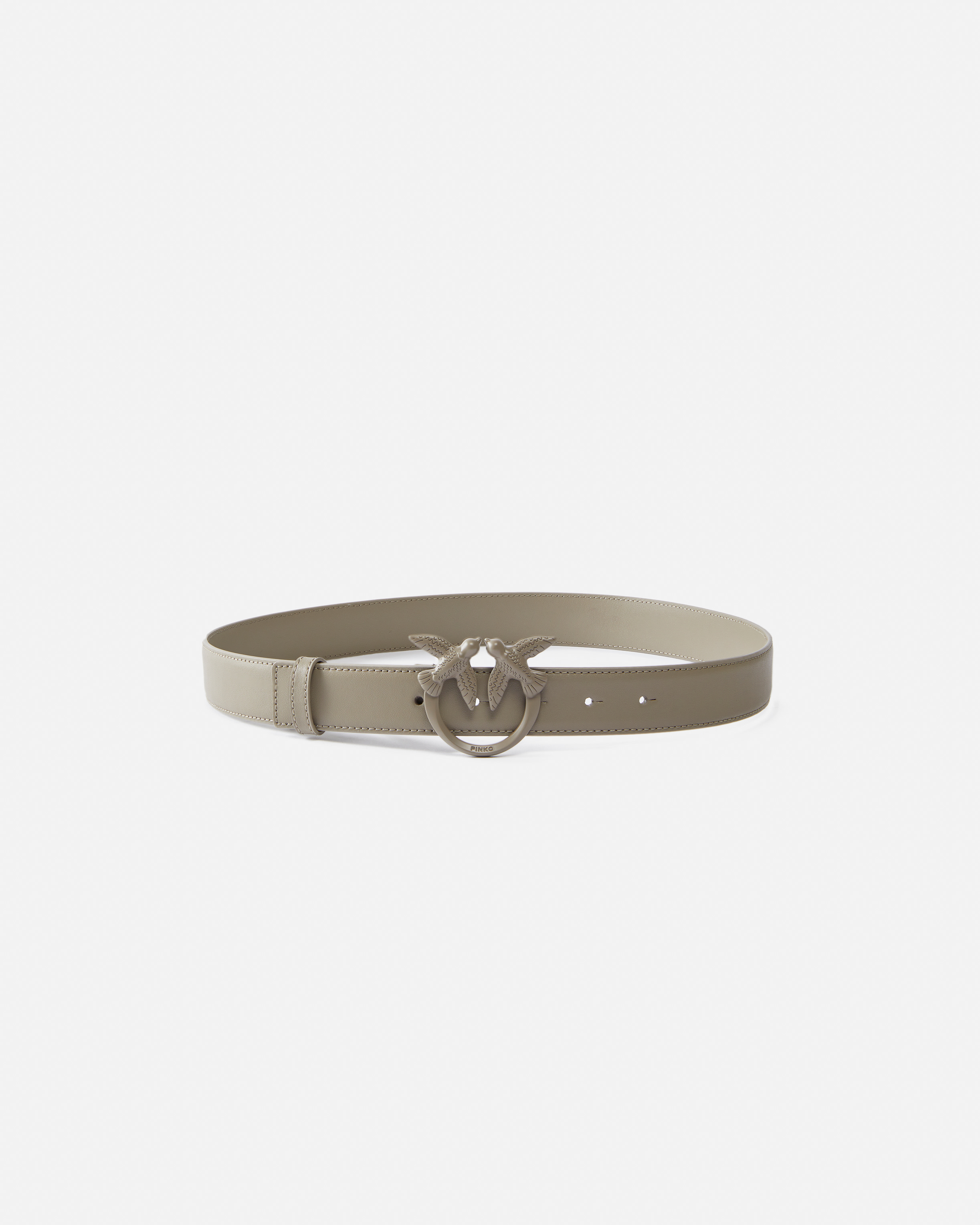 Ceinture avec boucle colorée de 3 cm PINKO Beige