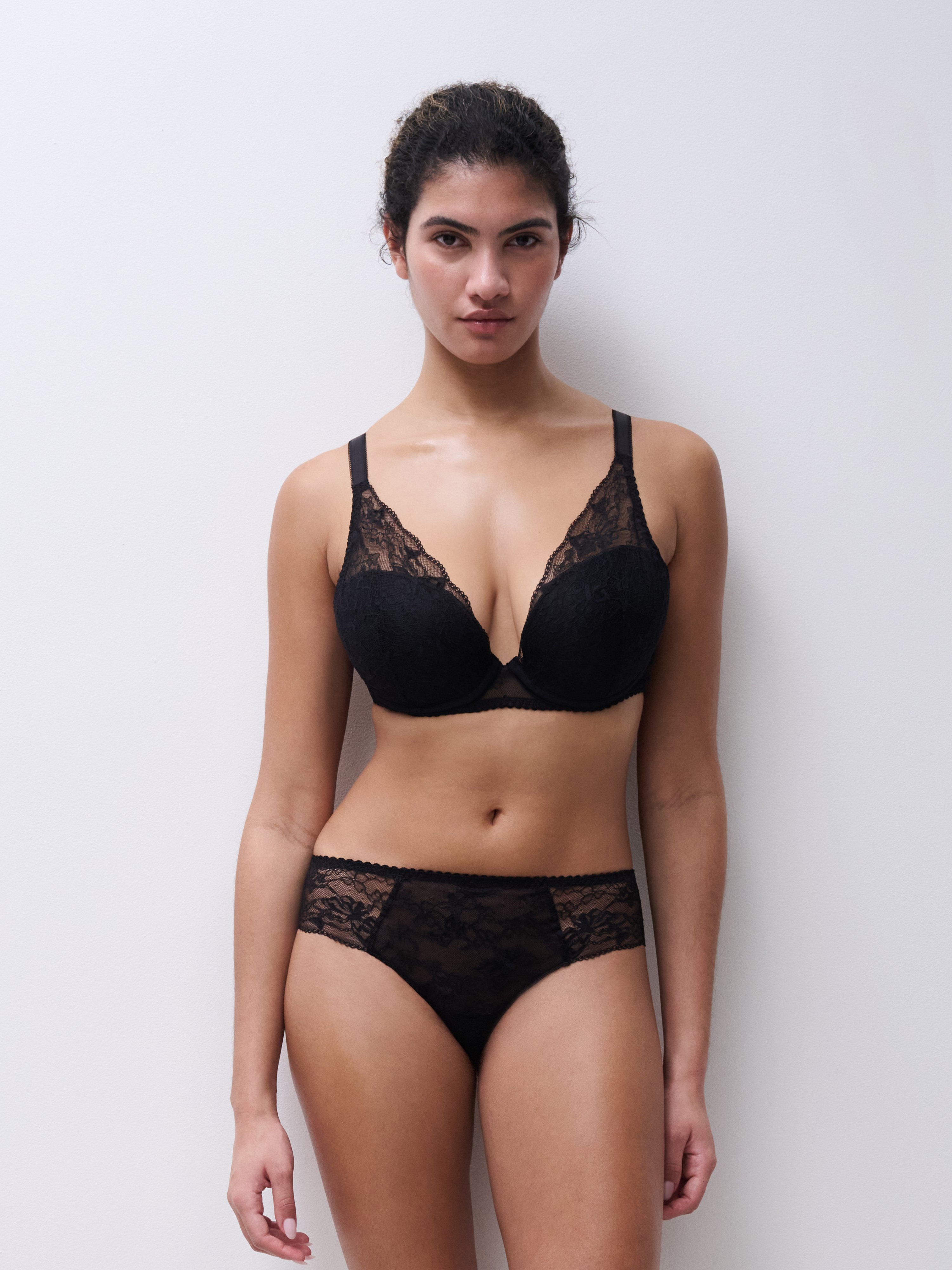 Plunge cup bra CHANTELLE PULP Black