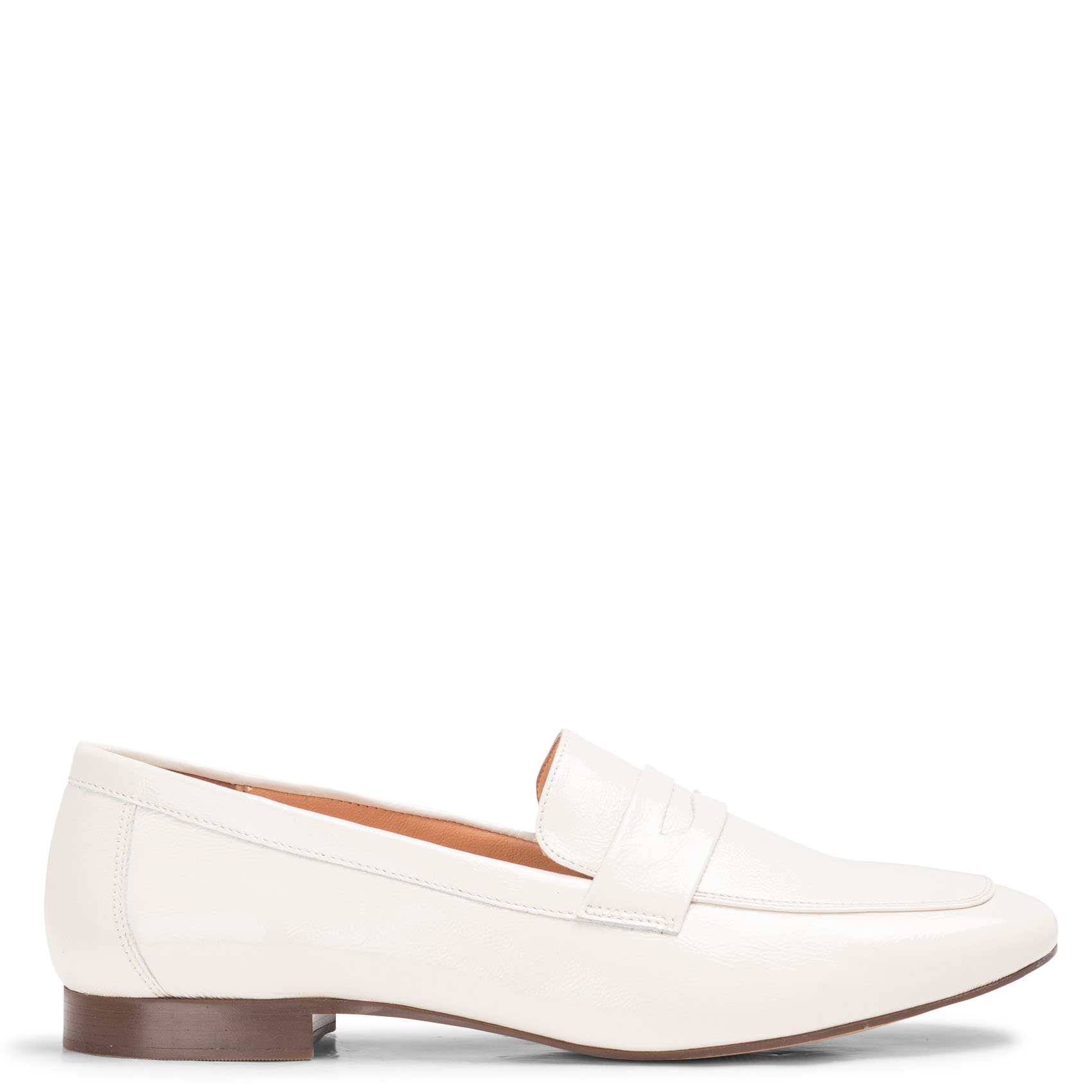 Mellow Yellow - Patent Leather Loafers - 39 Size - White