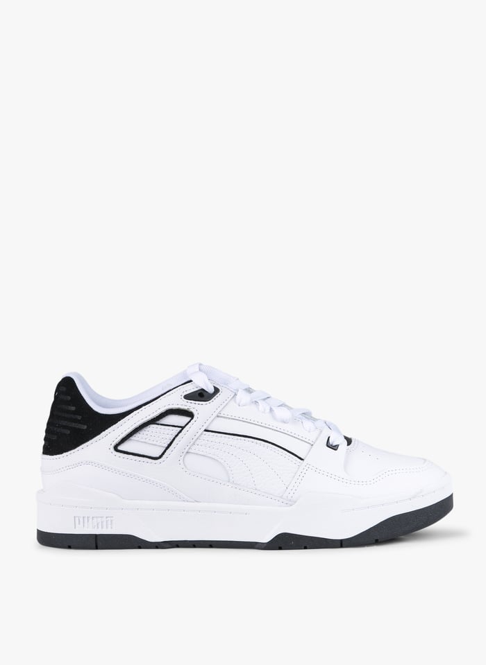 Sneakers basse in pelle Bianco