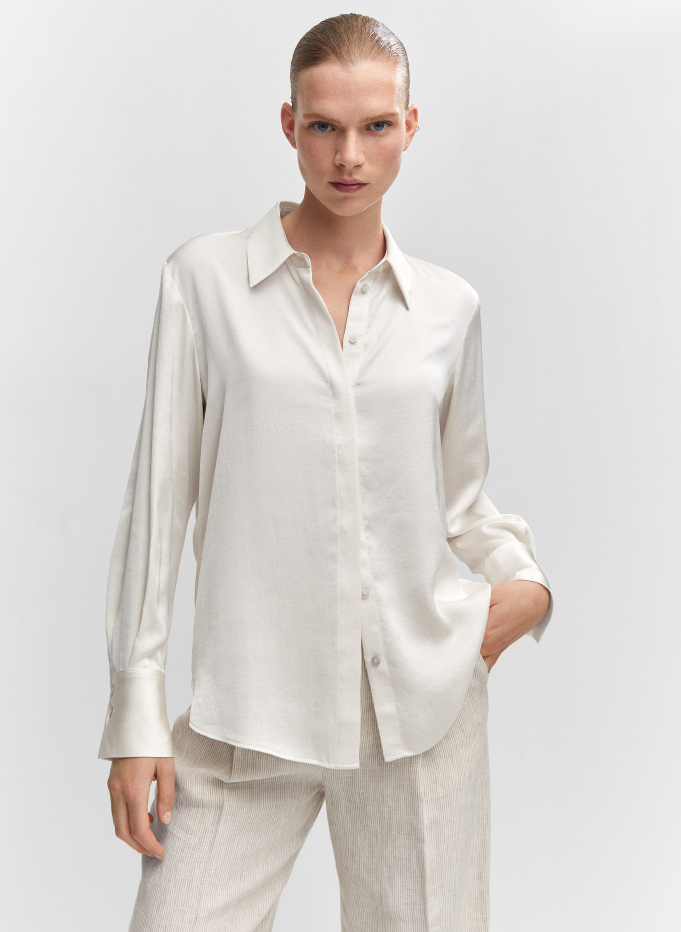 Chemise blanche best sale fluide femme