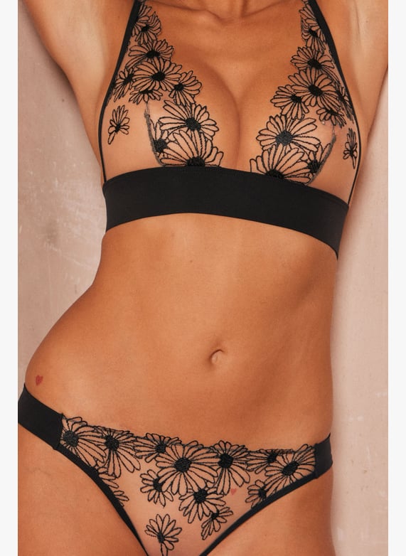 Embroidered panties Black Chichi castelnango - Women | Place des Tendances Embroidered panties Black Chichi castelnango - Women | Place des Tendances