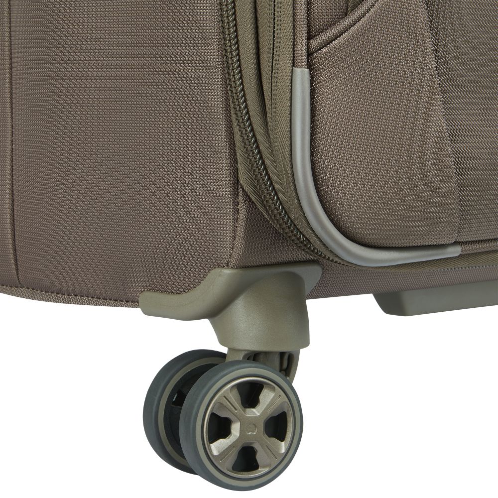 Soft hold suitcase DELSEY PARIS Brown