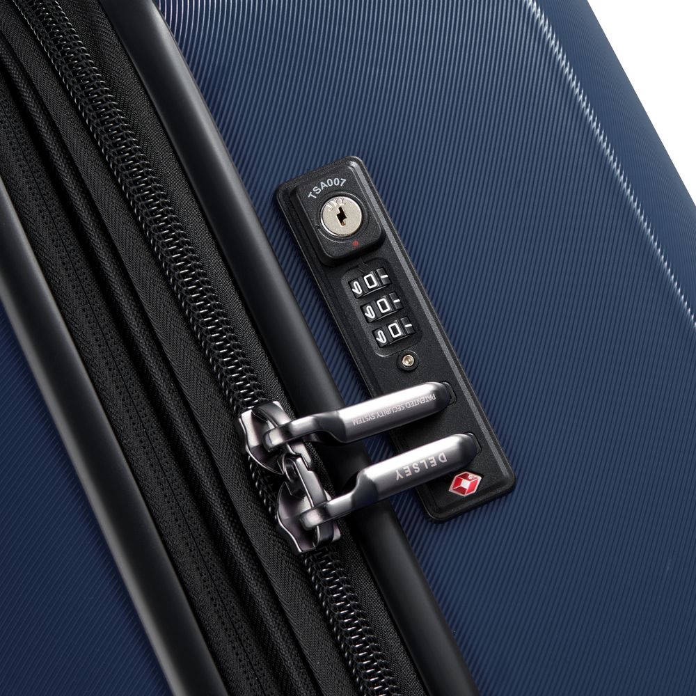 Rigid hold suitcase DELSEY PARIS Blue