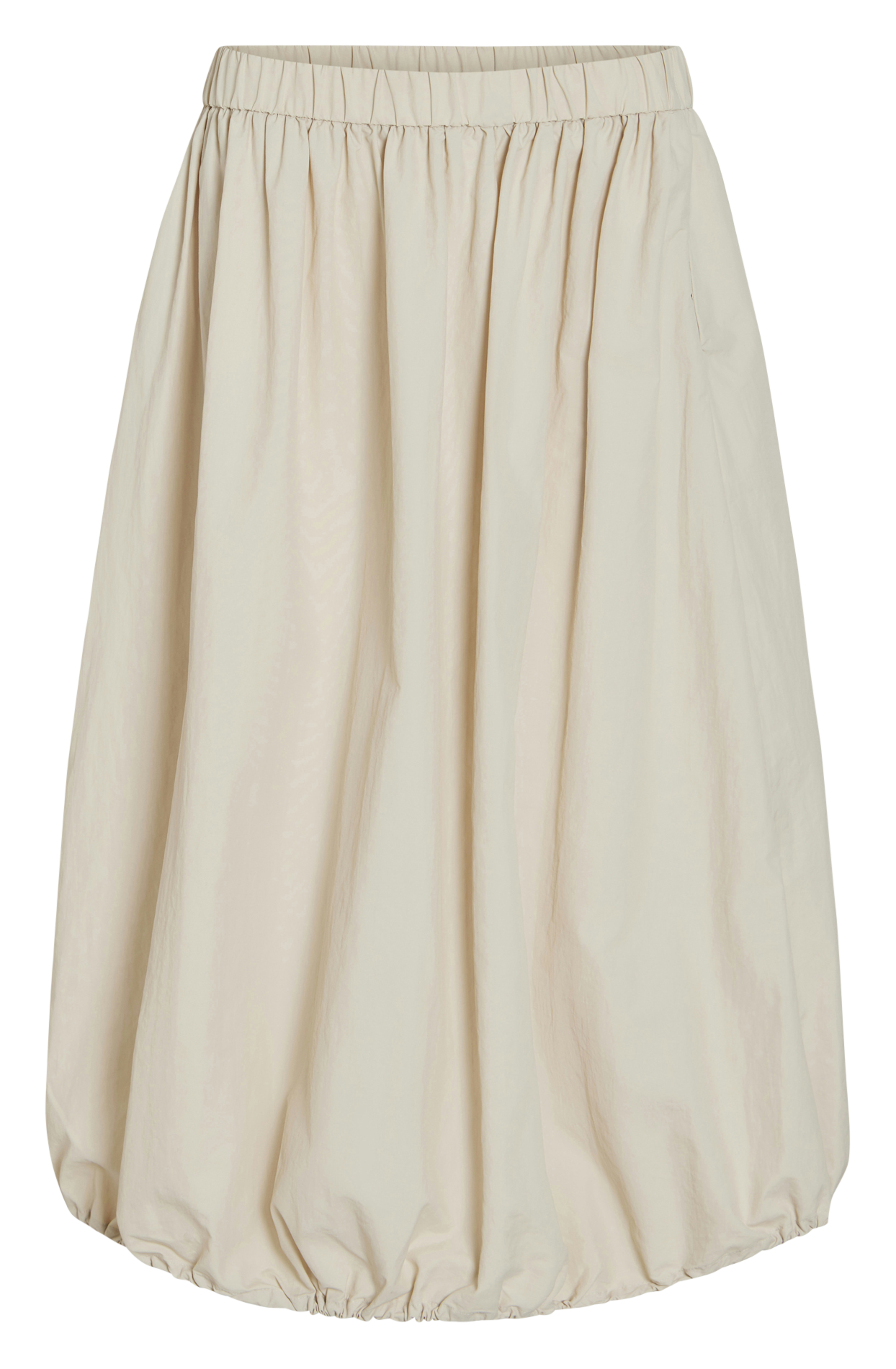 Balloon midi skirt VILA Beige