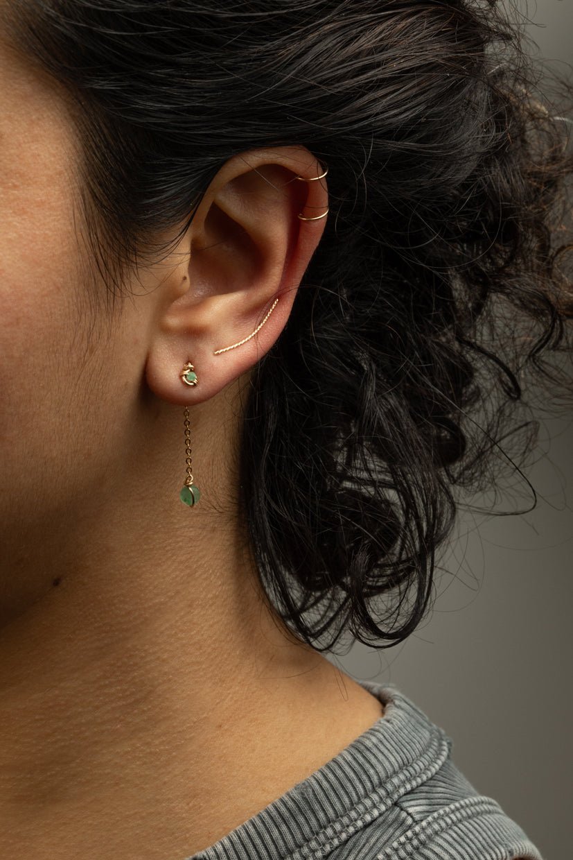 Pina studs YAY Green