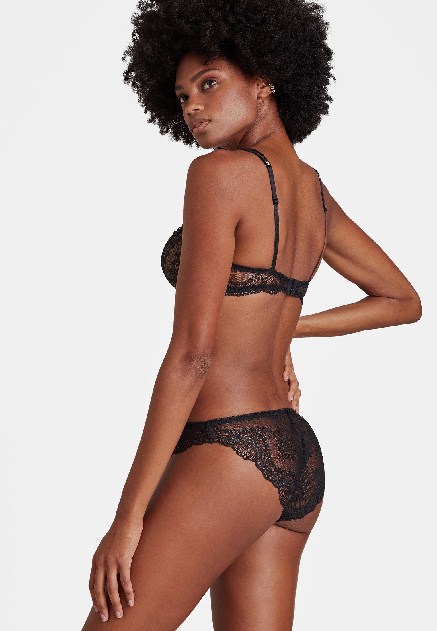 Comfort demi-cup bra AUBADE Black