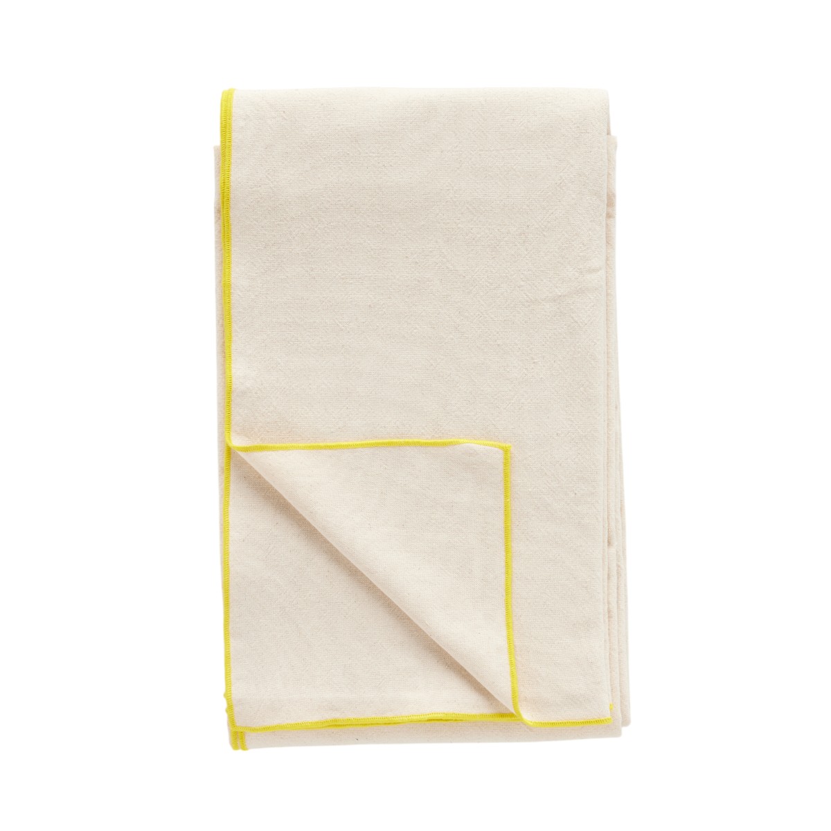 Cotton table cloth TODAY LINGE DE MAISON Yellow