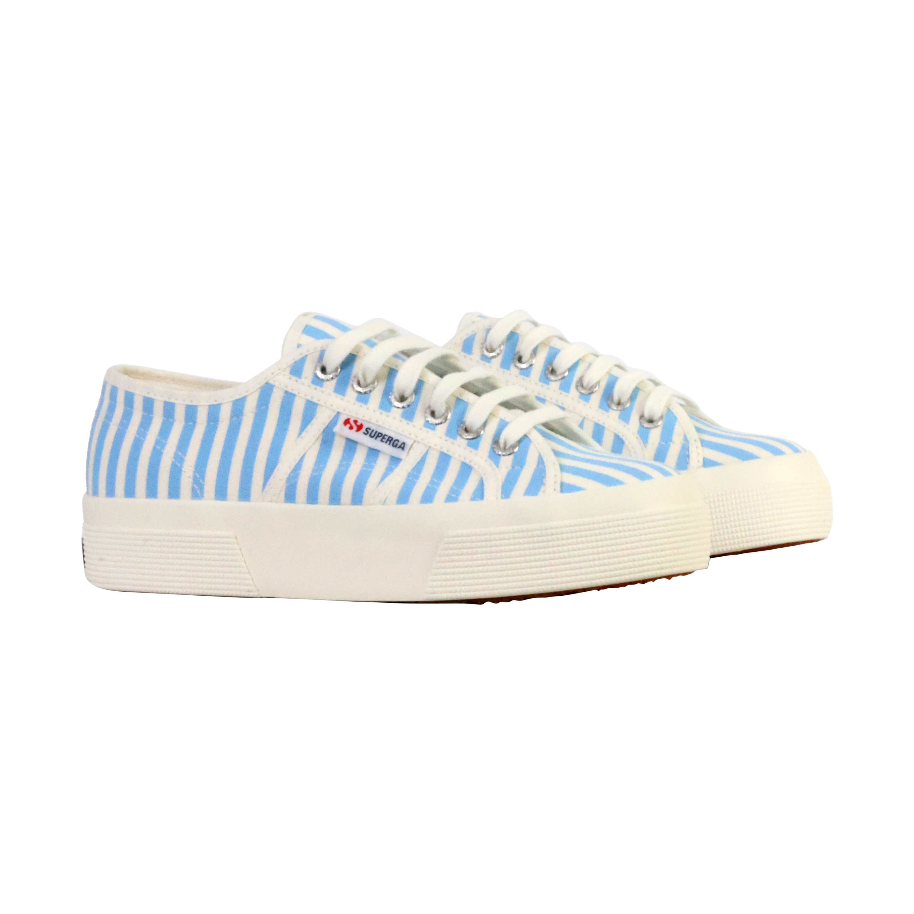 Superga Stripes Print Lace-Up Sneakers SUPERGA Blue