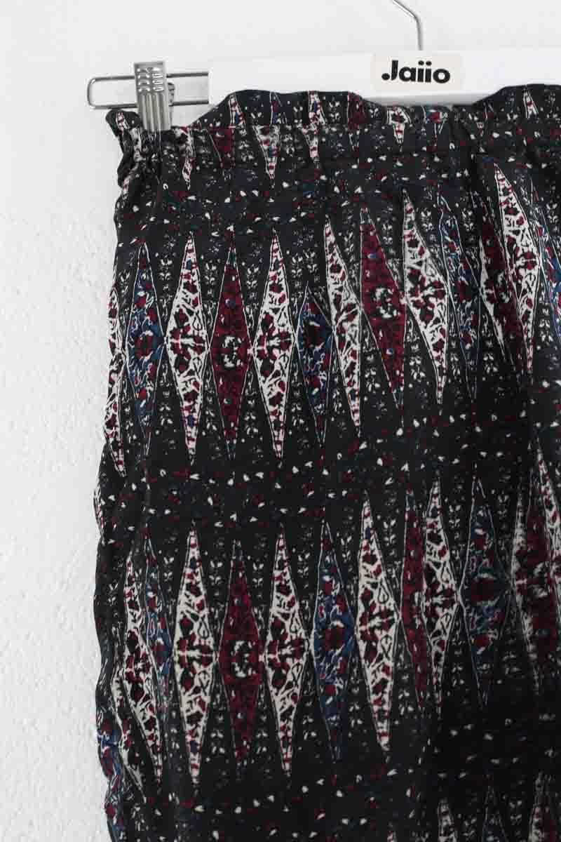 Silk mini-skirt ISABEL MARANT ÉTOILE - SECONDE MAIN Black