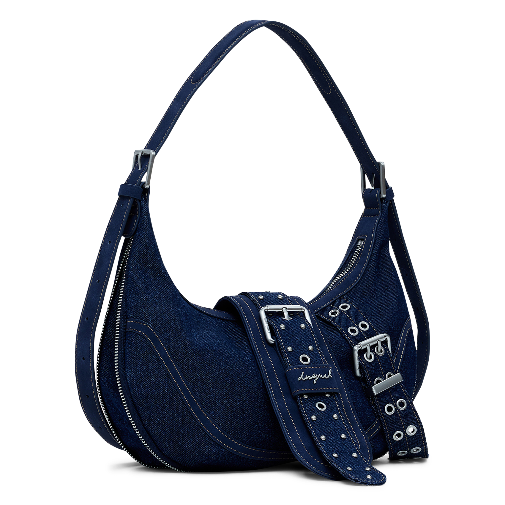 Denim-Handtasche DESIGUAL Blau