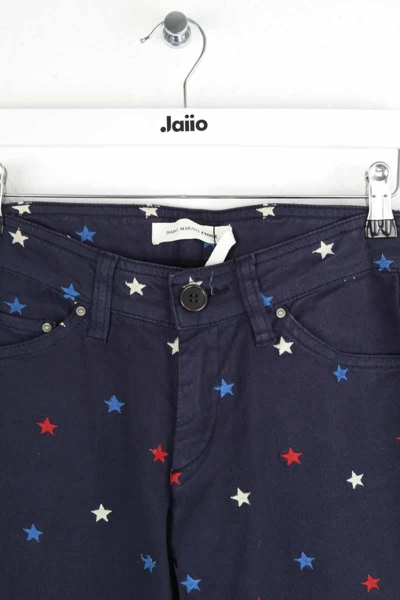 Cotton skinny jeans ISABEL MARANT ÉTOILE - SECONDE MAIN Blue