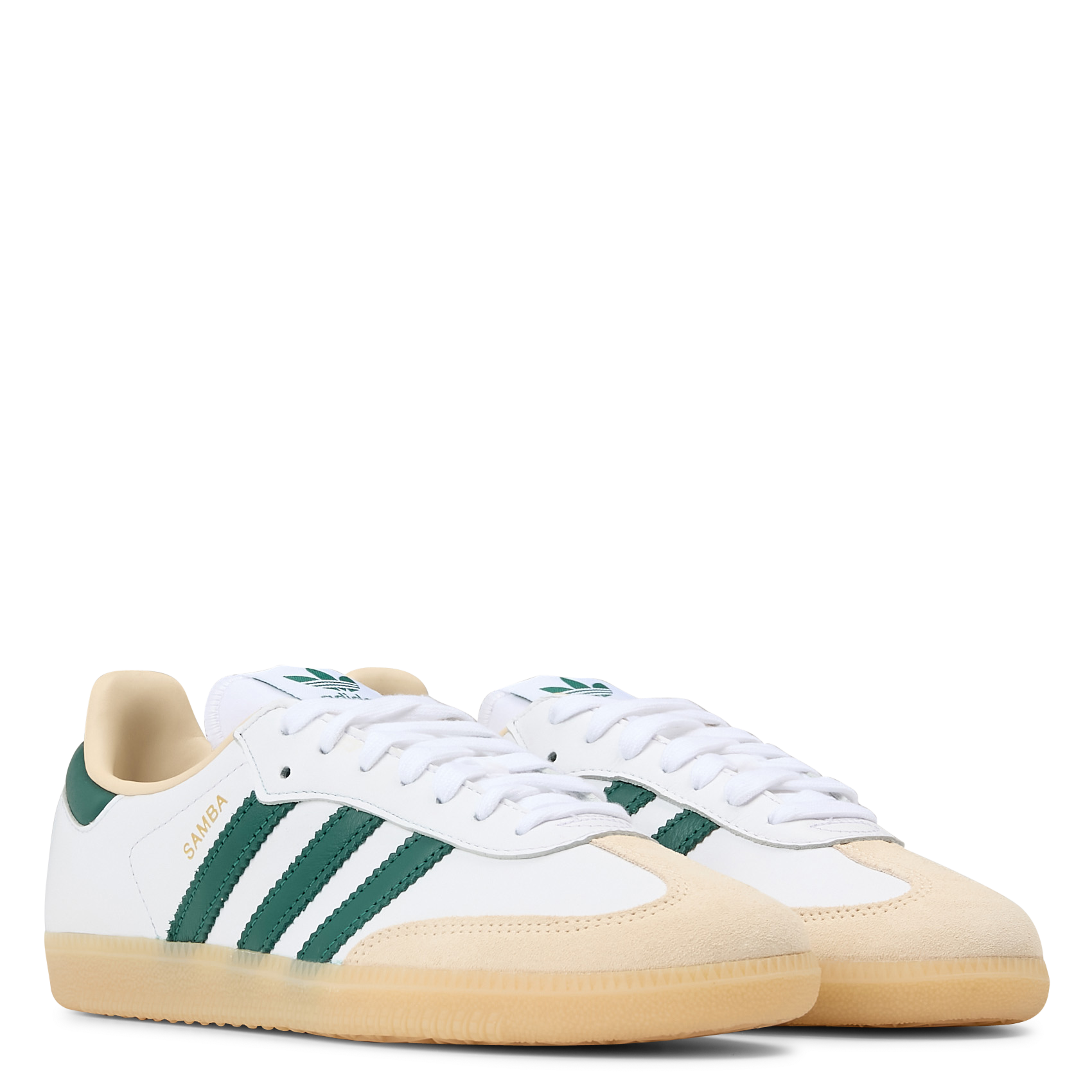 Baskets basses en cuir ADIDAS Blanc
